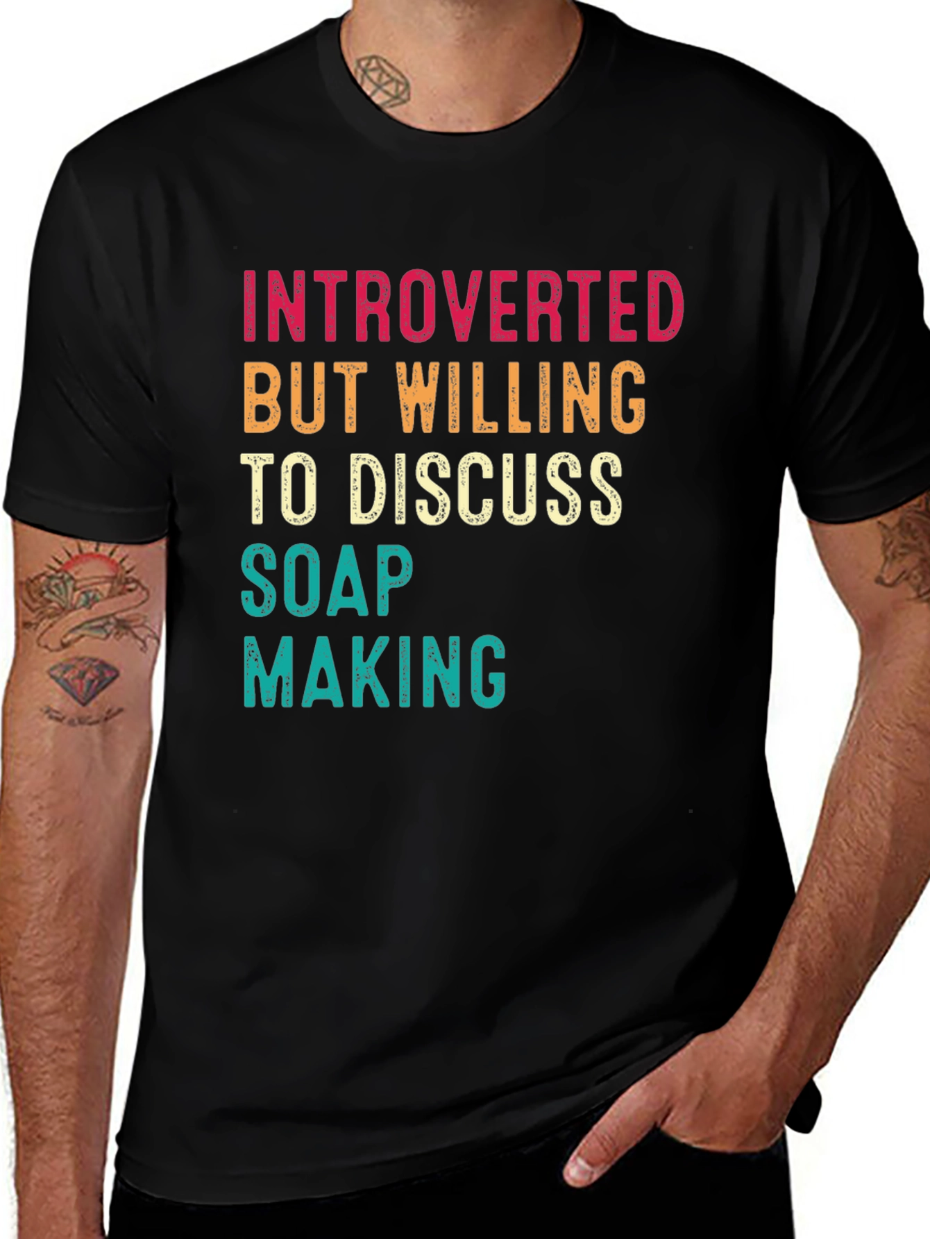 Variant 9 of Introverted Soap Making T-Shirt
