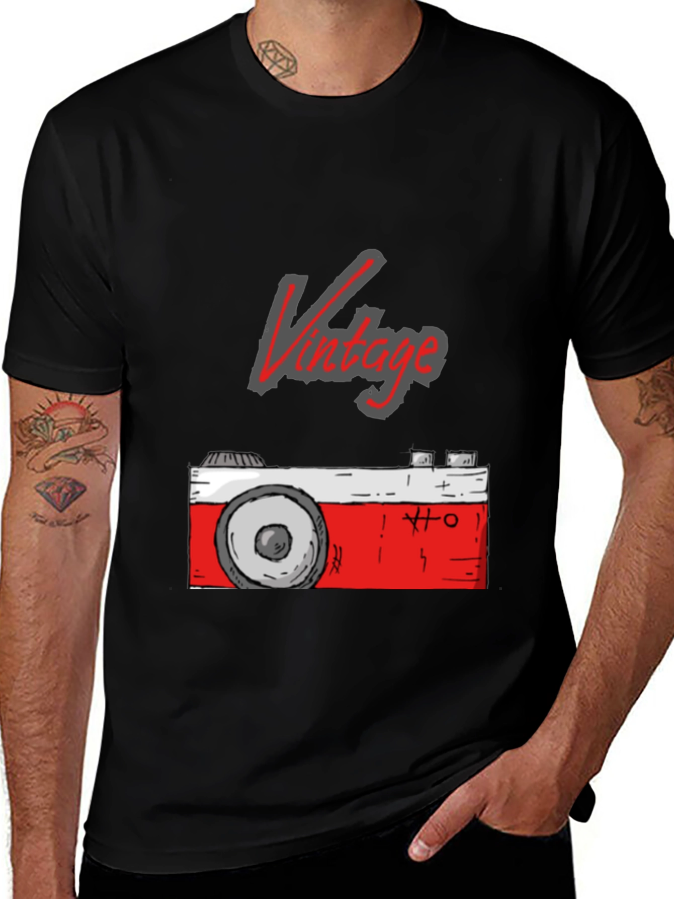Variant 3 of Vintage Camera Graphic Tee