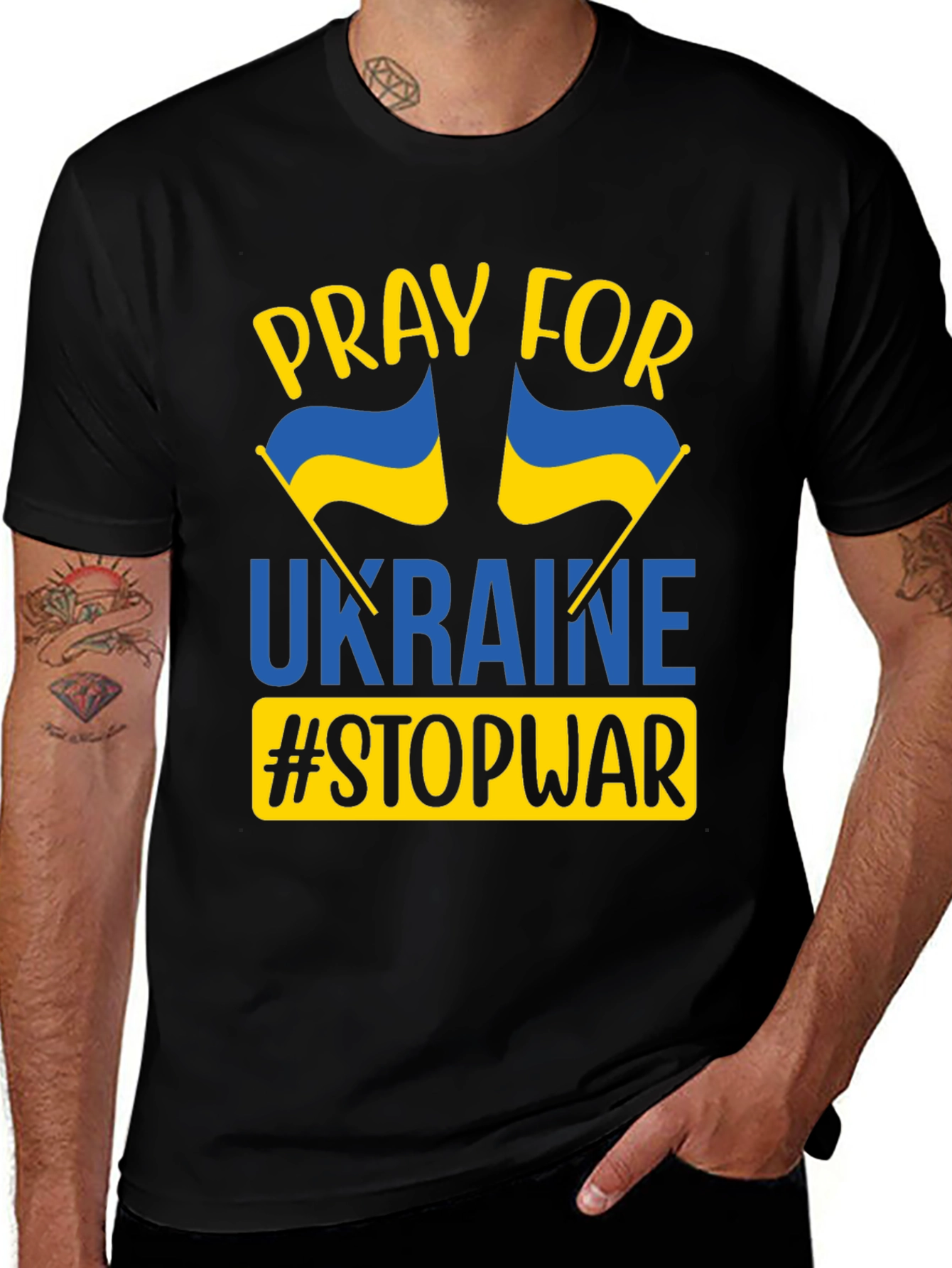 Pray for Ukraine T-Shirt - #StopWar