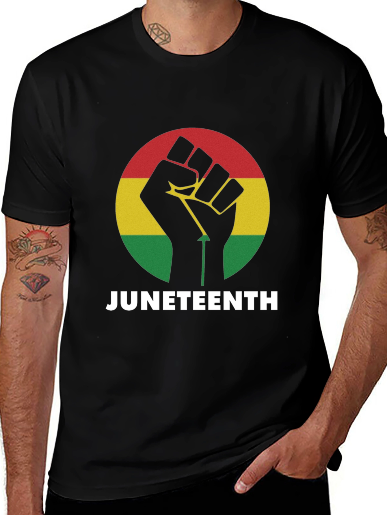 Juneteenth Fist Graphic T-Shirt