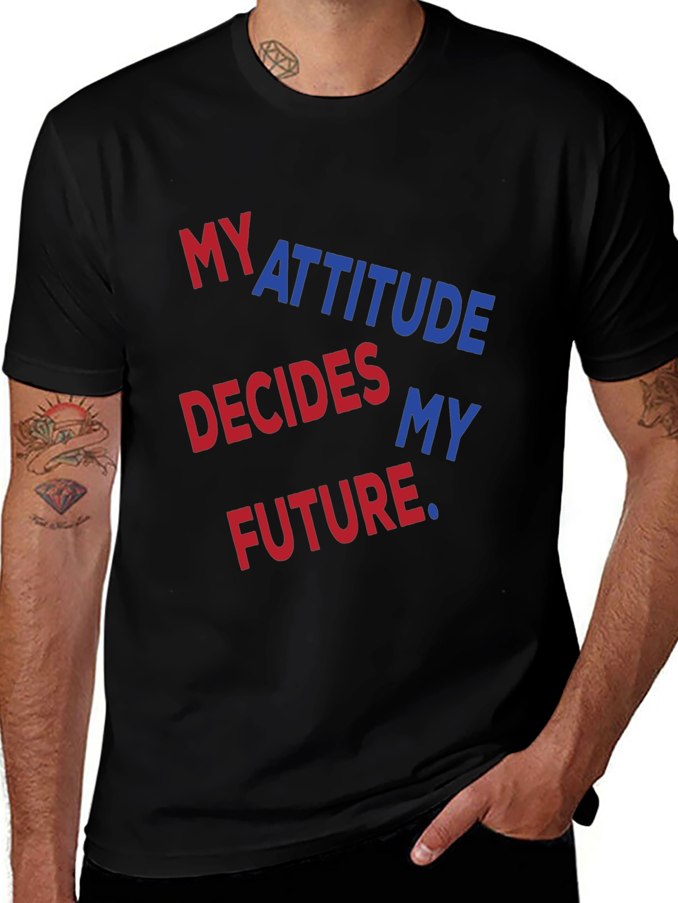 Variant 13 of Attitude Decides My Future Graphic Tee