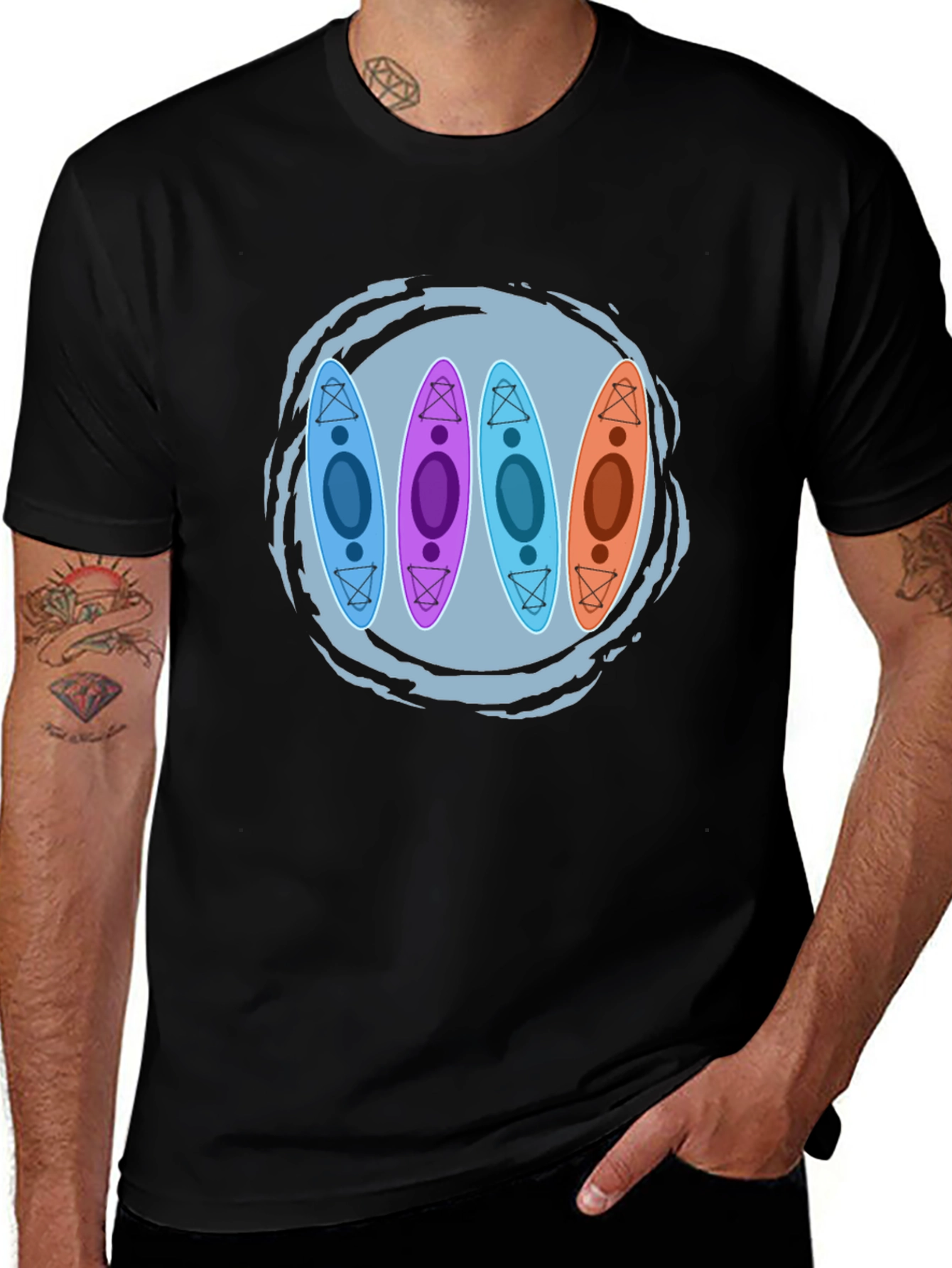 Variant 10 of Kayak Graphic T-Shirt: Paddle in Style
