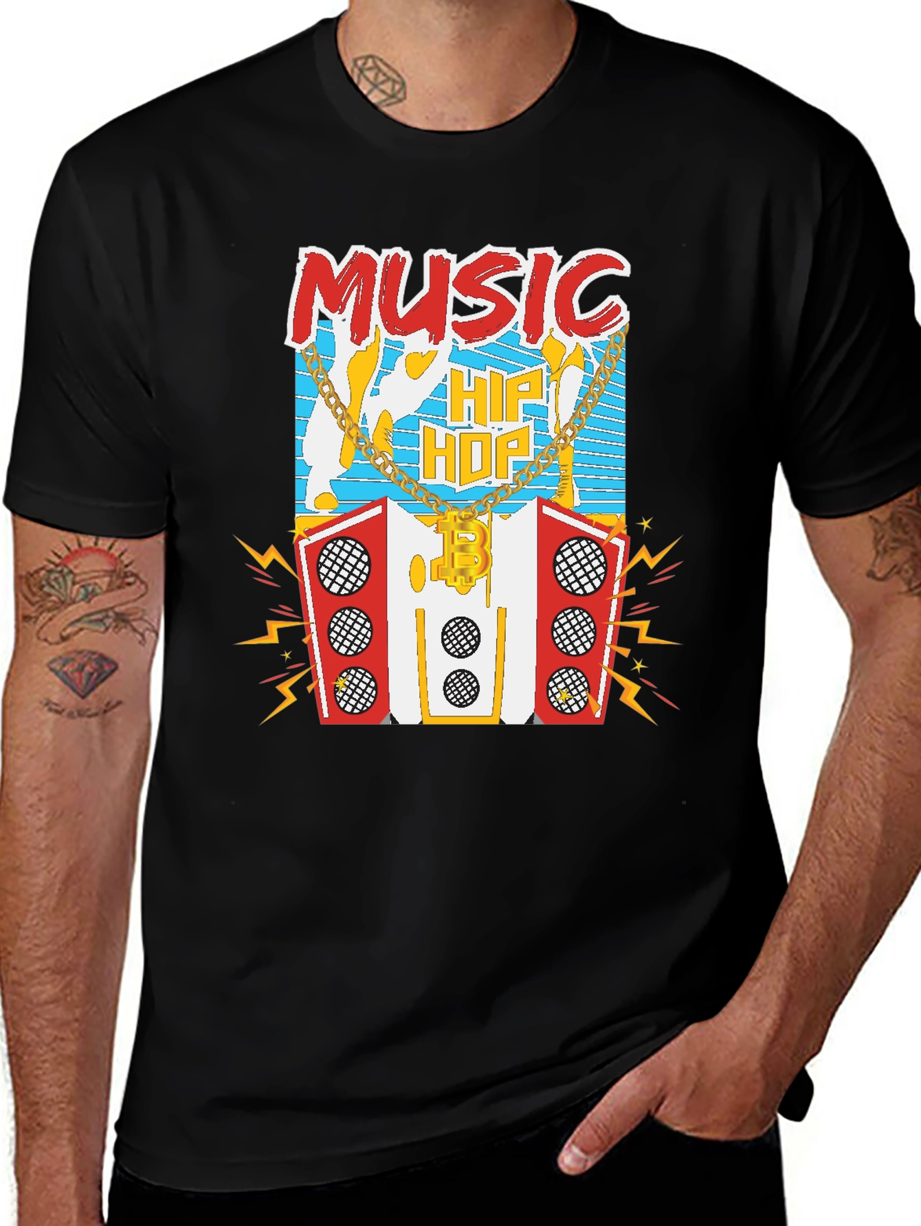 Variant 20 of Hip Hop Music Graphic T-Shirt