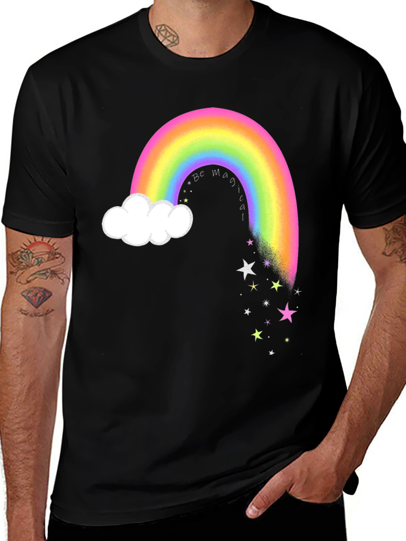 Variant 26 of Magical Rainbow T-Shirt - Cotton Tee