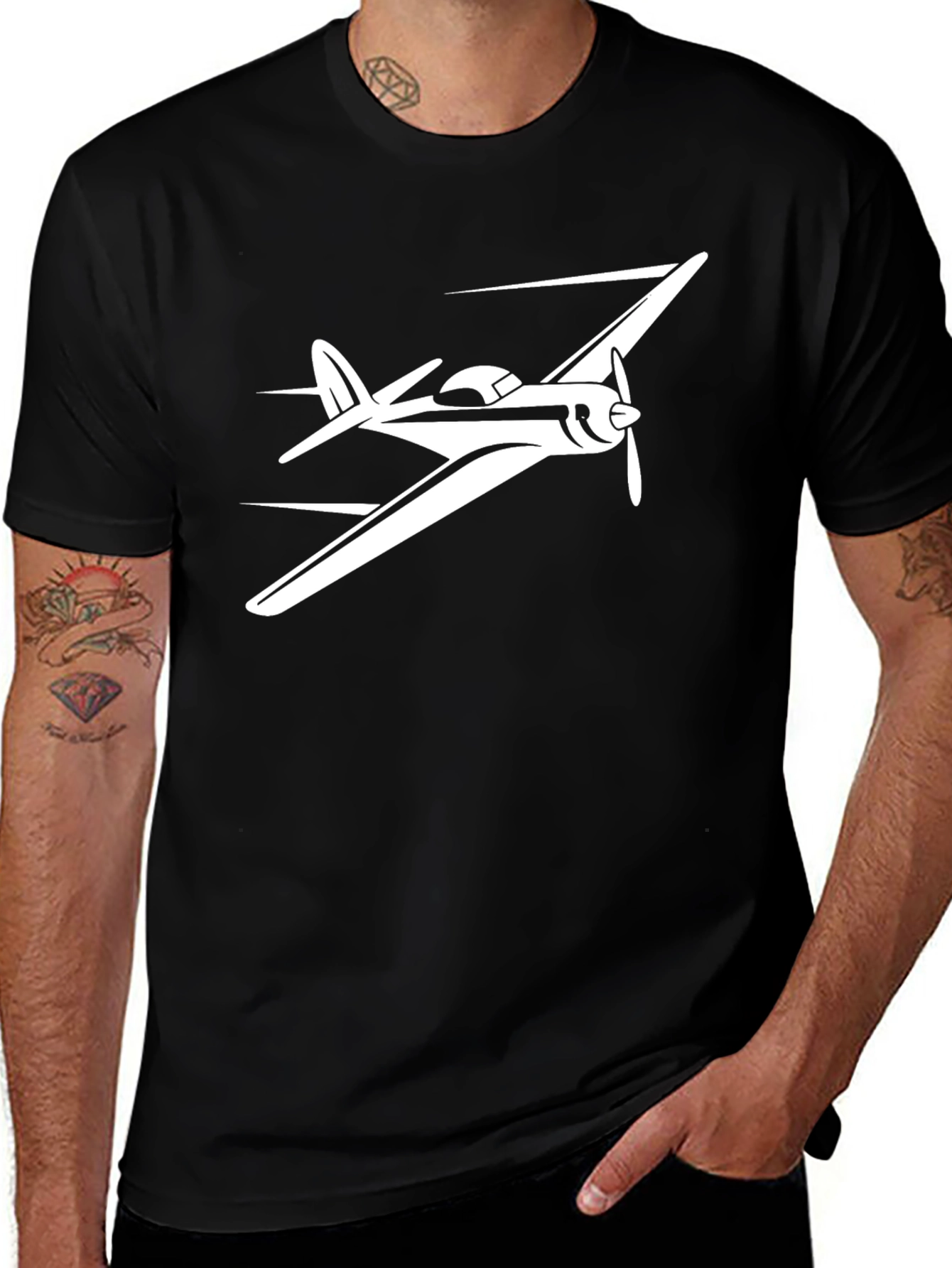 Variant 25 of Vintage Airplane Graphic Tee - Aviation Enthusiast Shirt