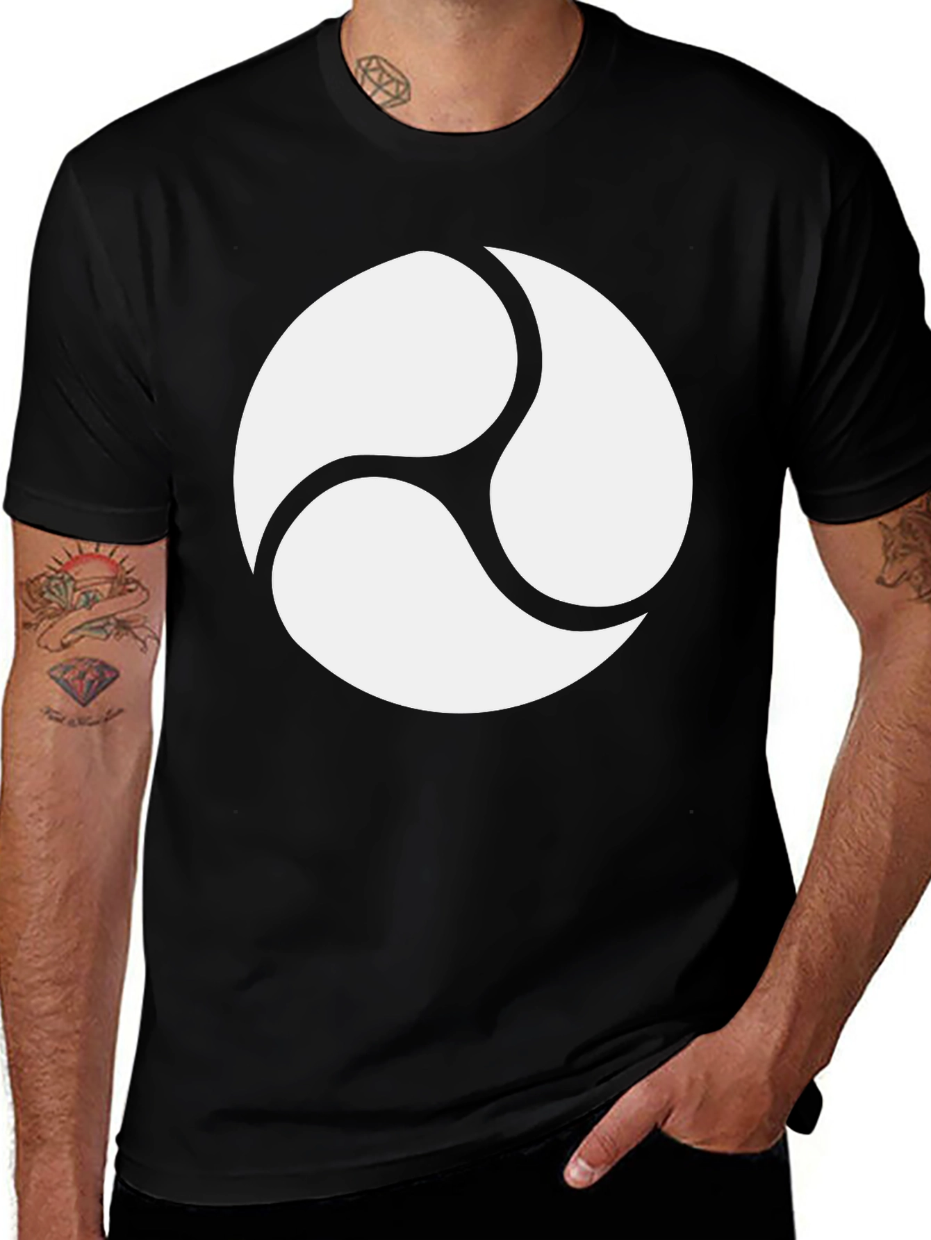 Variant 2 of Abstract Circle T-Shirt - Modern Graphic Tee