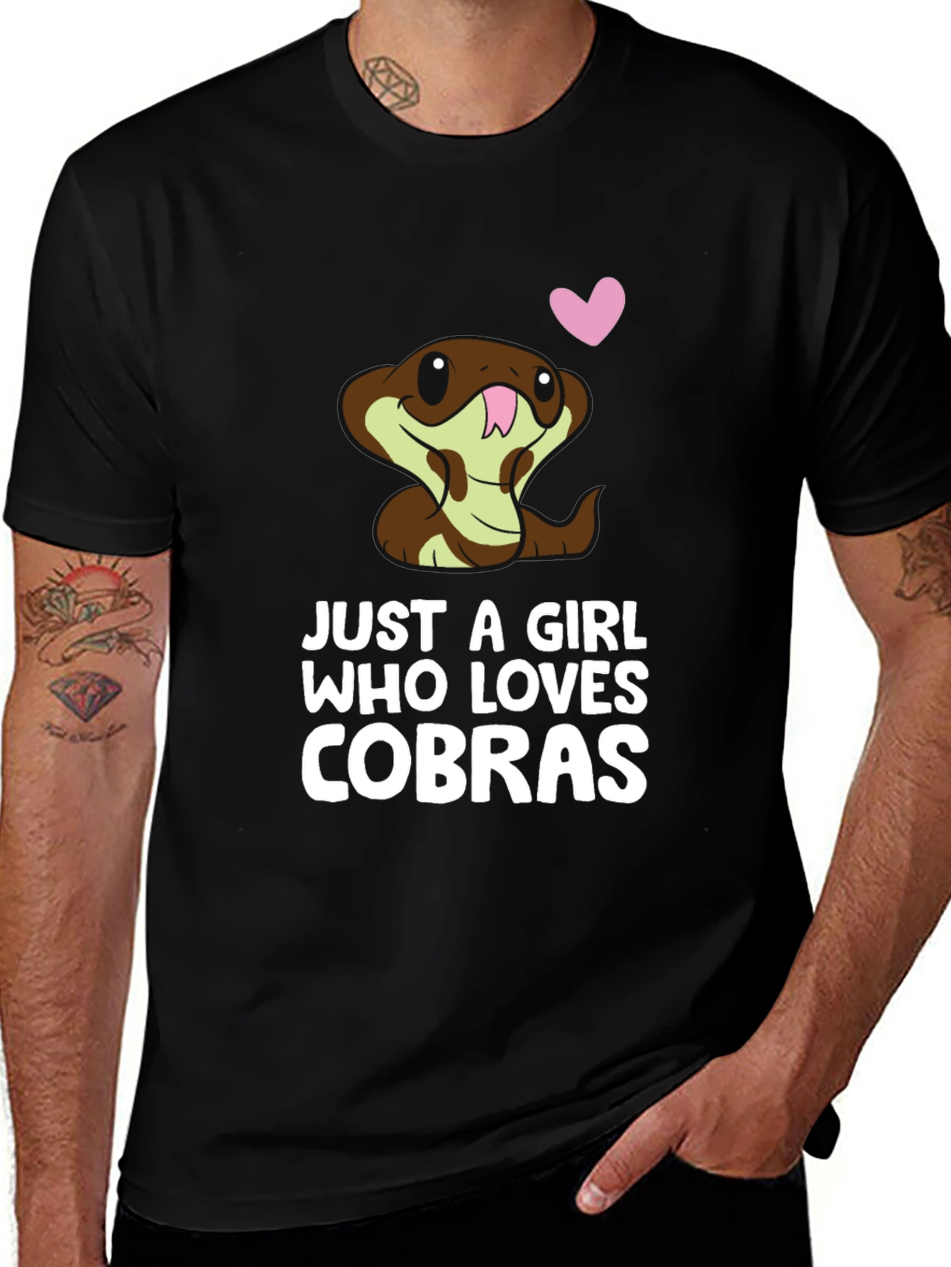 Variant 9 of Just A Girl Who Loves Cobras T-Shirt