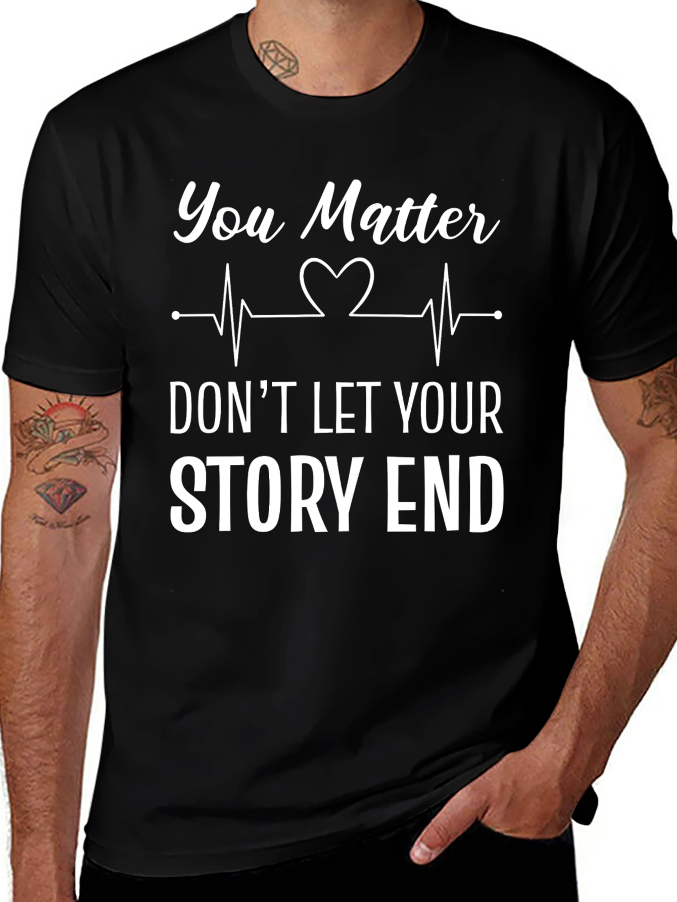 Variant 26 of You Matter Heartbeat T-Shirt
