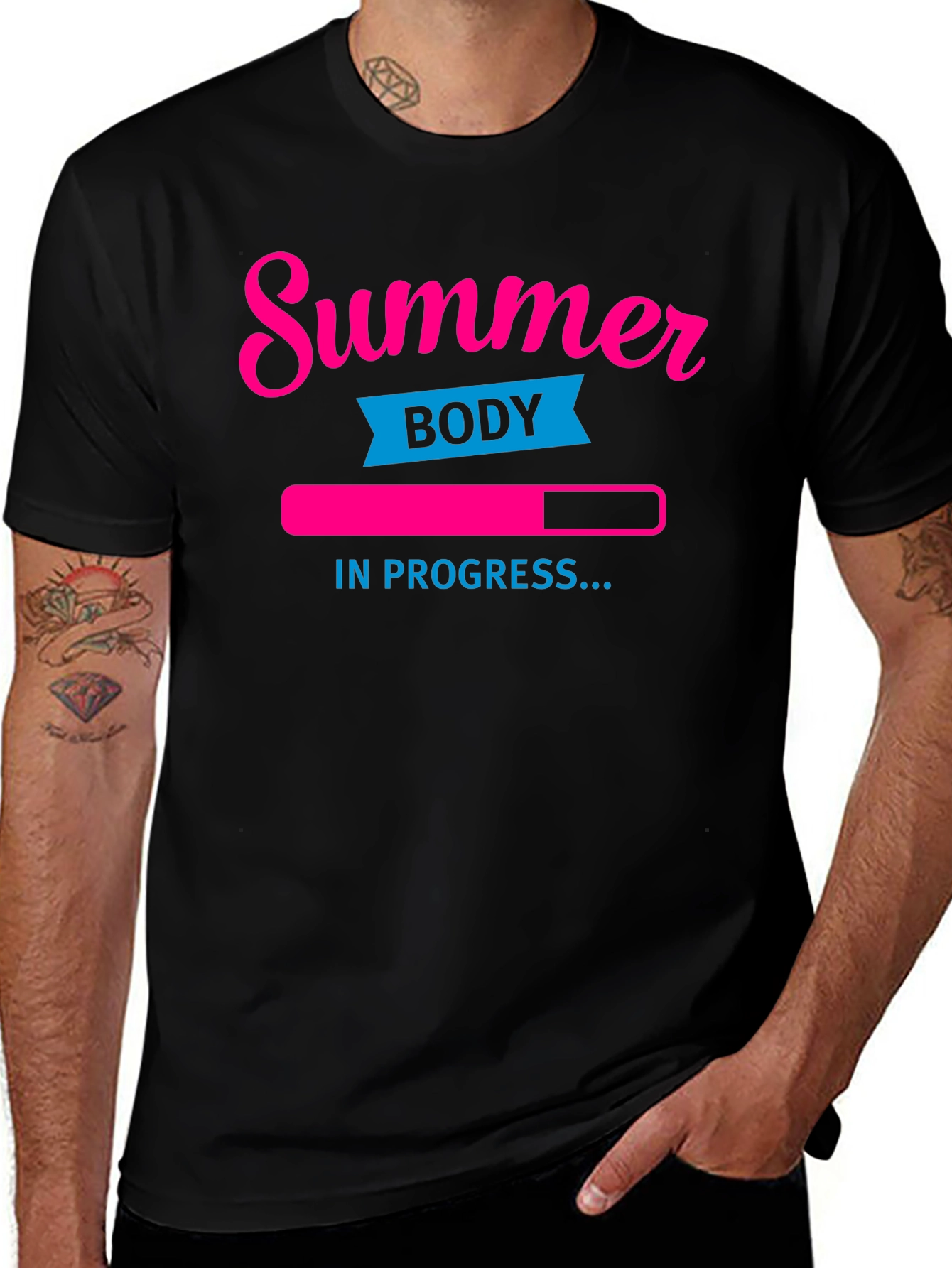 Variant 30 of Summer Body In Progress Graphic T-Shirt