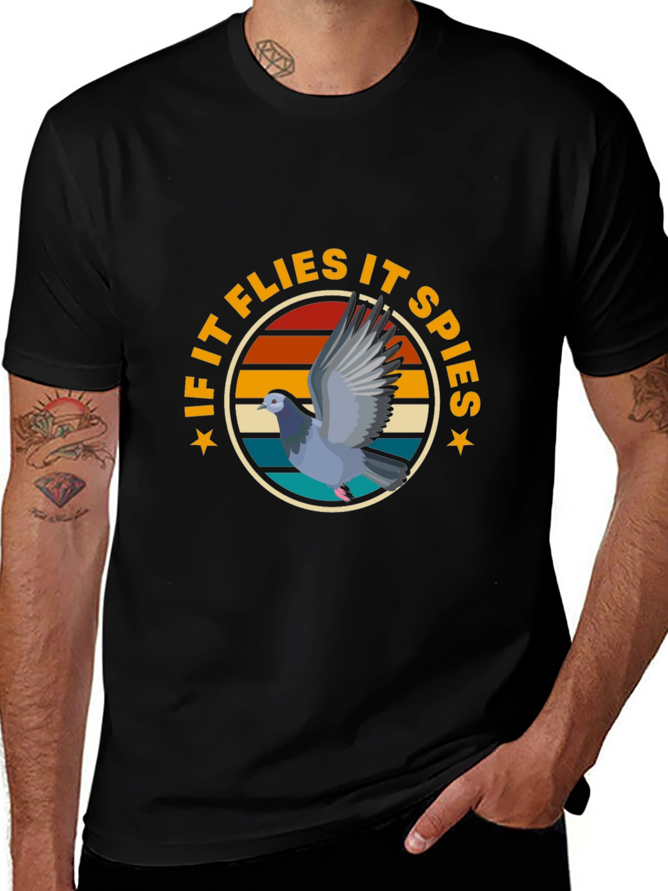 Variant 7 of If It Flies It Spies T-Shirt