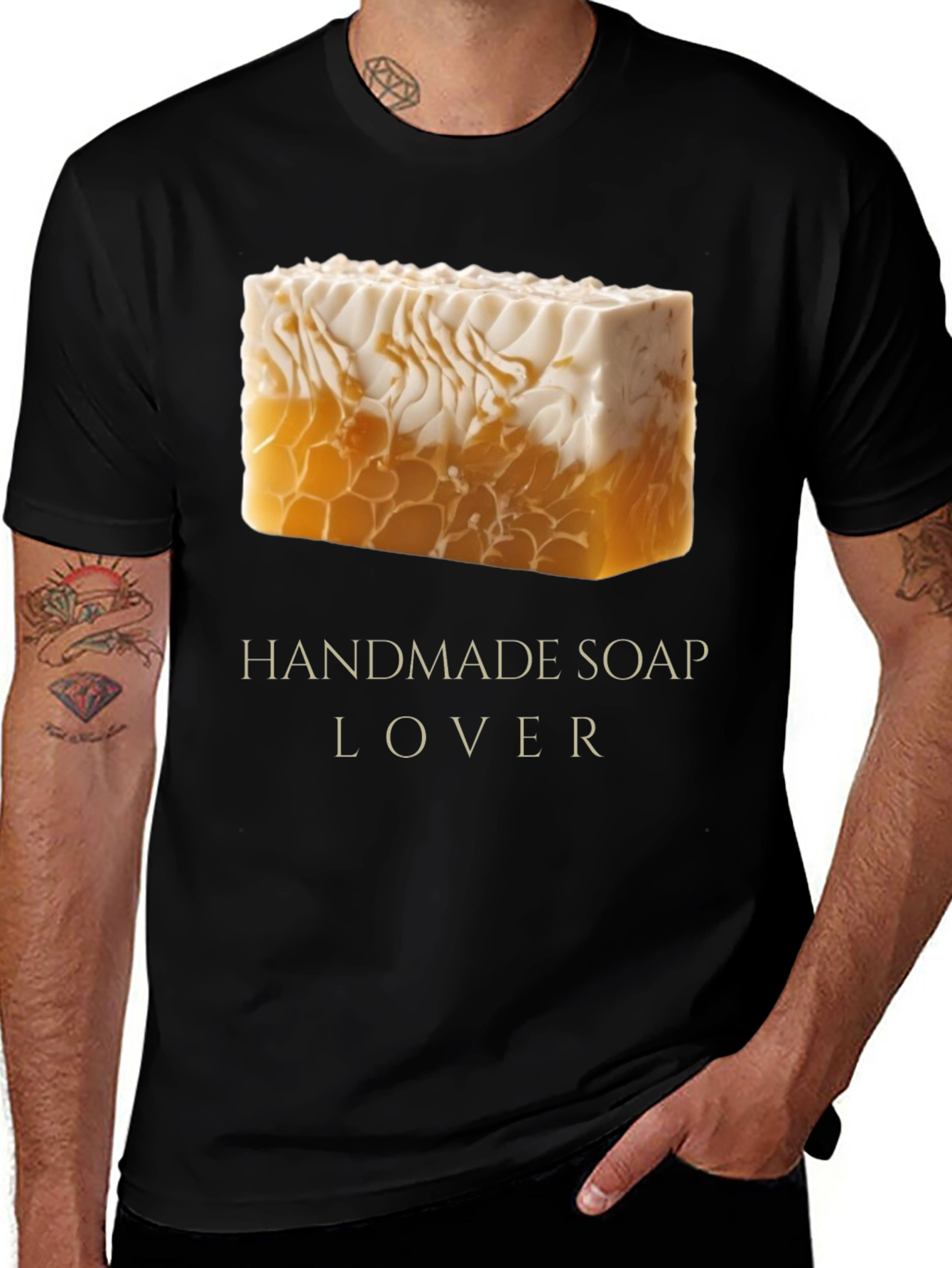 Variant 19 of Handmade Soap Lover T-Shirt, Unique Design