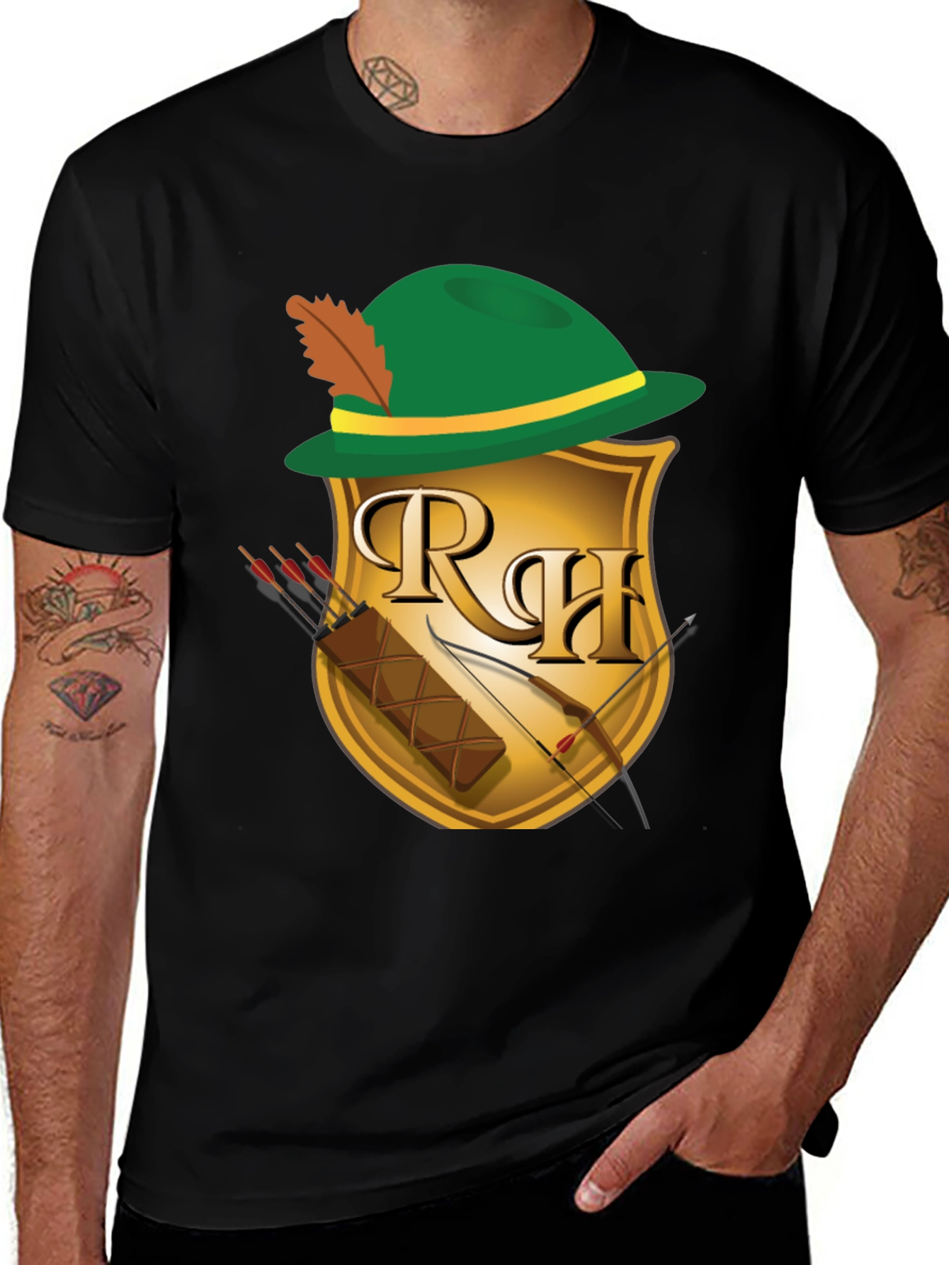 Hunting Crest T-Shirt - Robin Hood Style