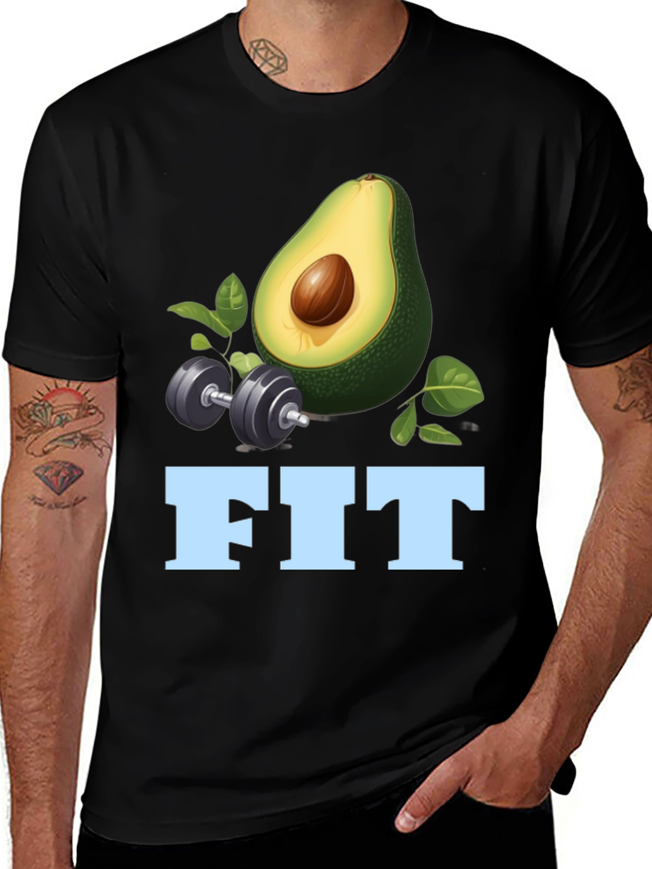 Variant 24 of Avocado Fit T-Shirt - Healthy Lifestyle Apparel