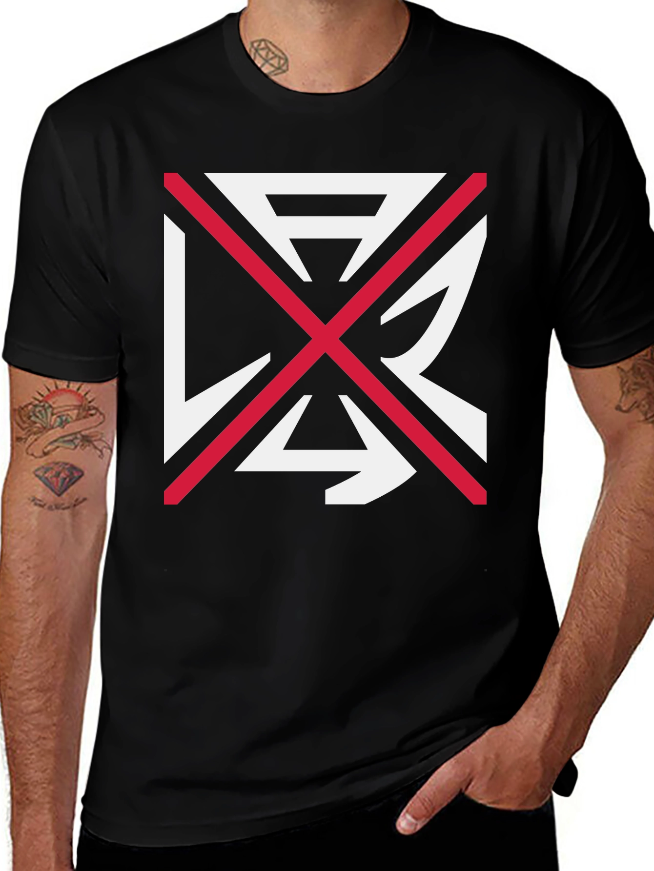 Variant 25 of Geometric Graphic Tee - Modern Design