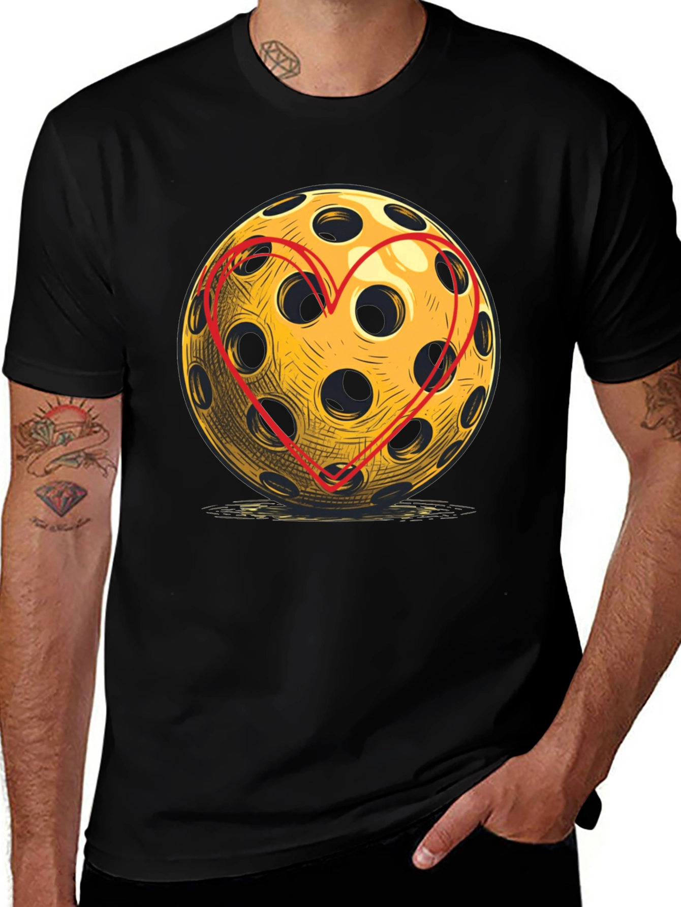 Variant 19 of Pickleball Love T-Shirt