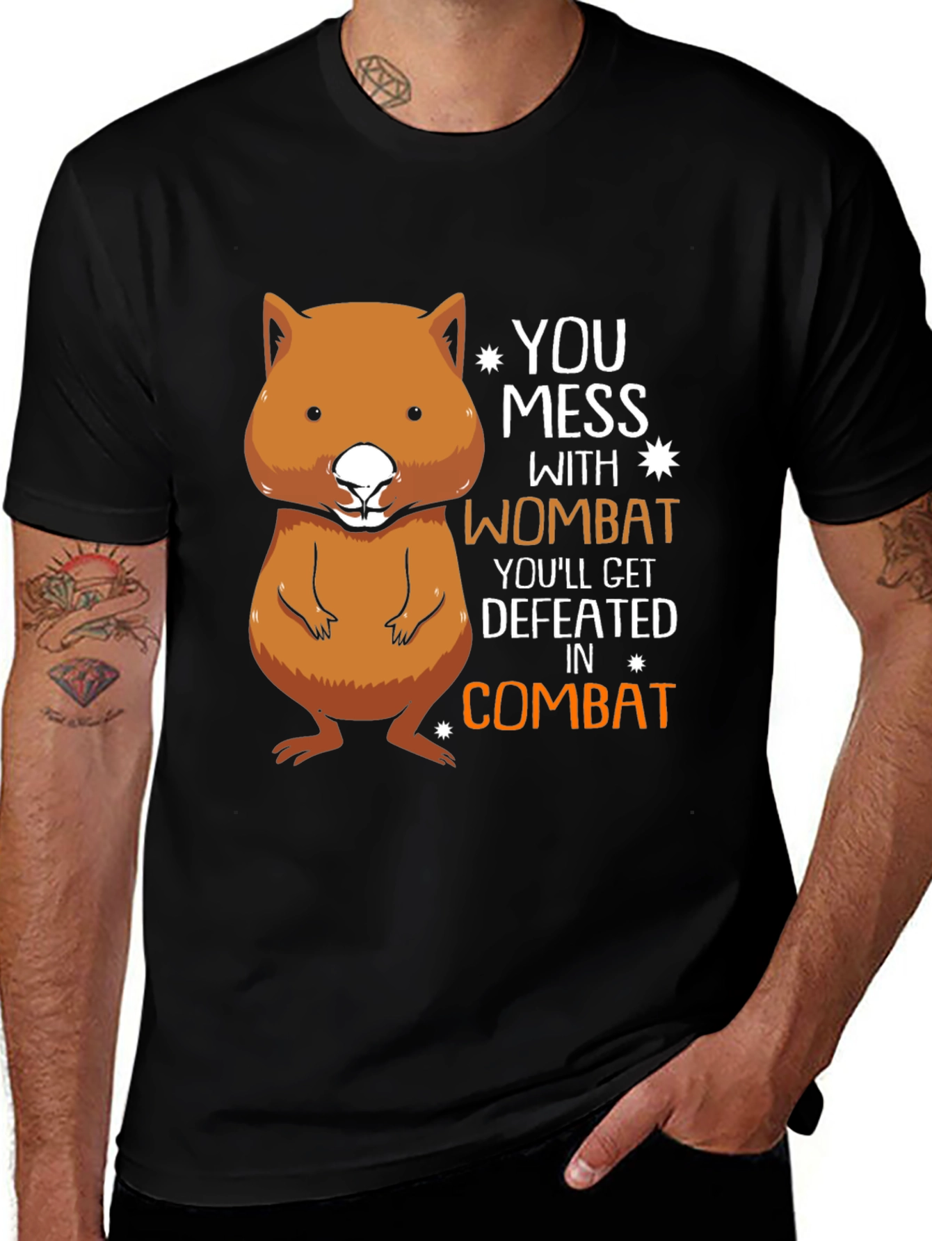 Variant 27 of Wombat T-Shirt - You Mess With Wombat