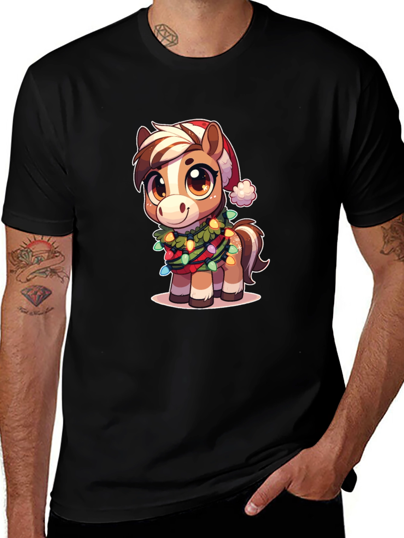Festive Horse Graphic Tee