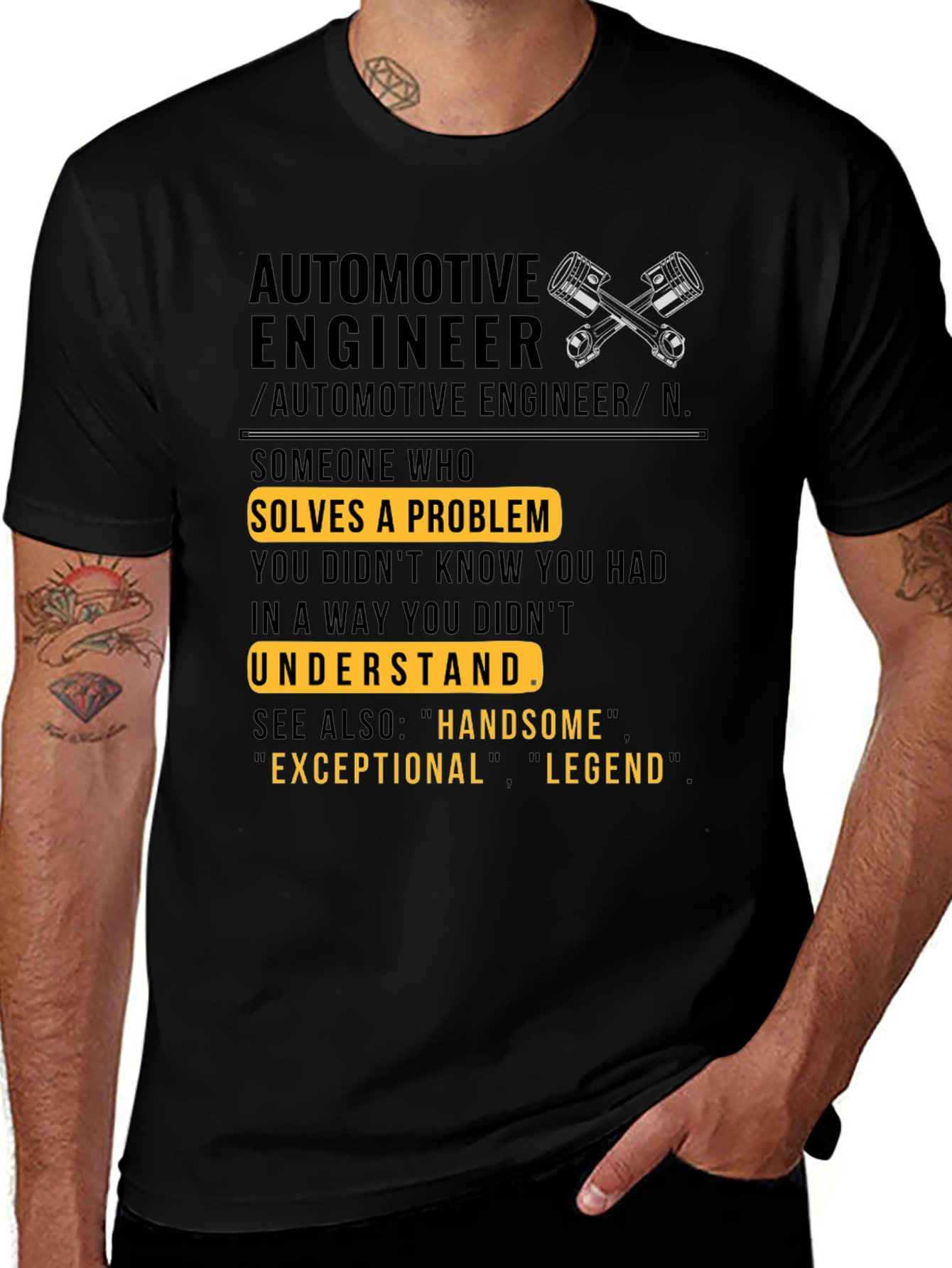 Automotive Engineer Definition T-Shirt