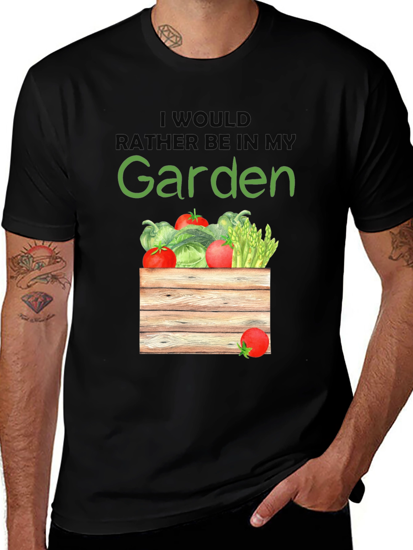 Garden Lover T-Shirt - I'd Rather Be In My Garden Tee