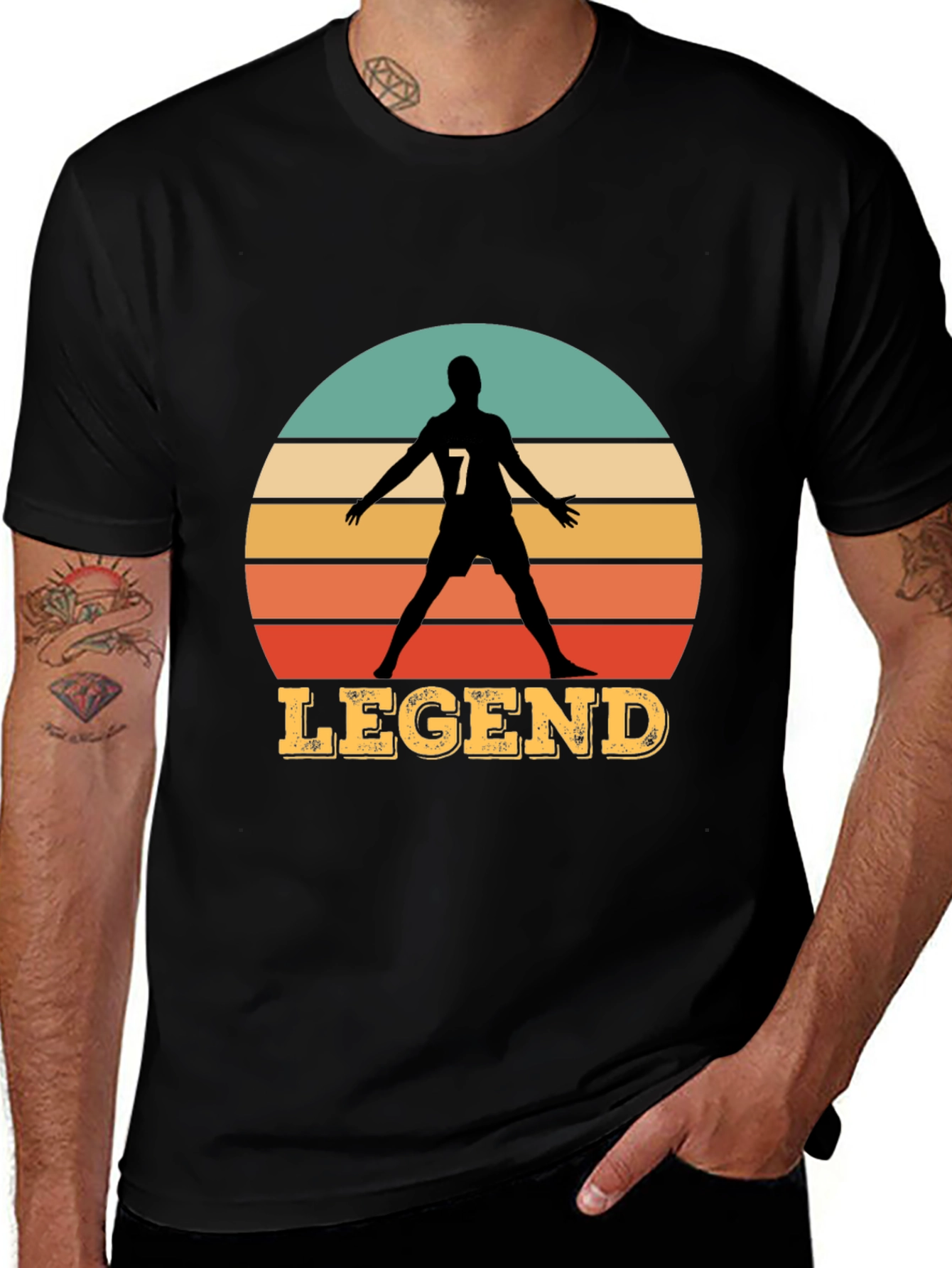 Legend Soccer Player Graphic T-Shirt