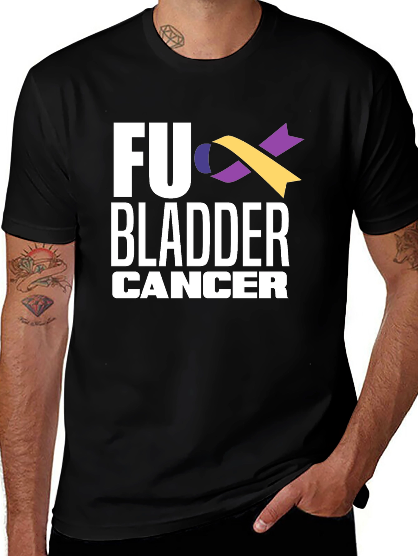 Variant 21 of FU Bladder Cancer Awareness T-Shirt
