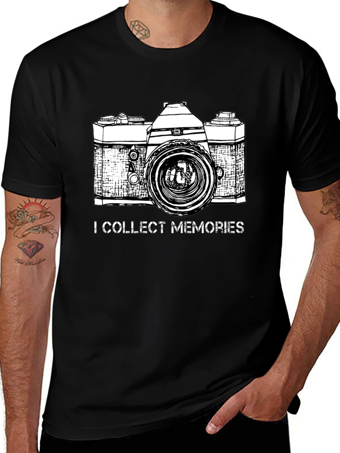 Variant 26 of I Collect Memories Camera Graphic T-Shirt