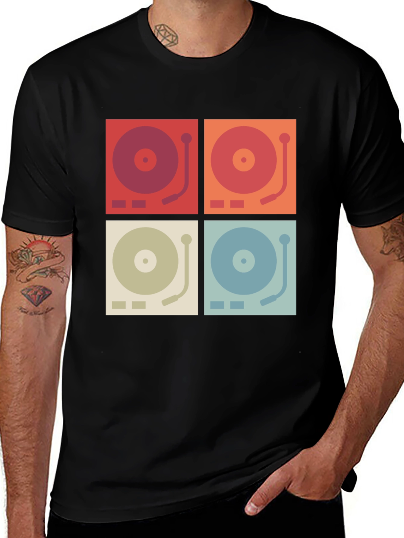 Variant 29 of Retro Turntable Graphic Tee