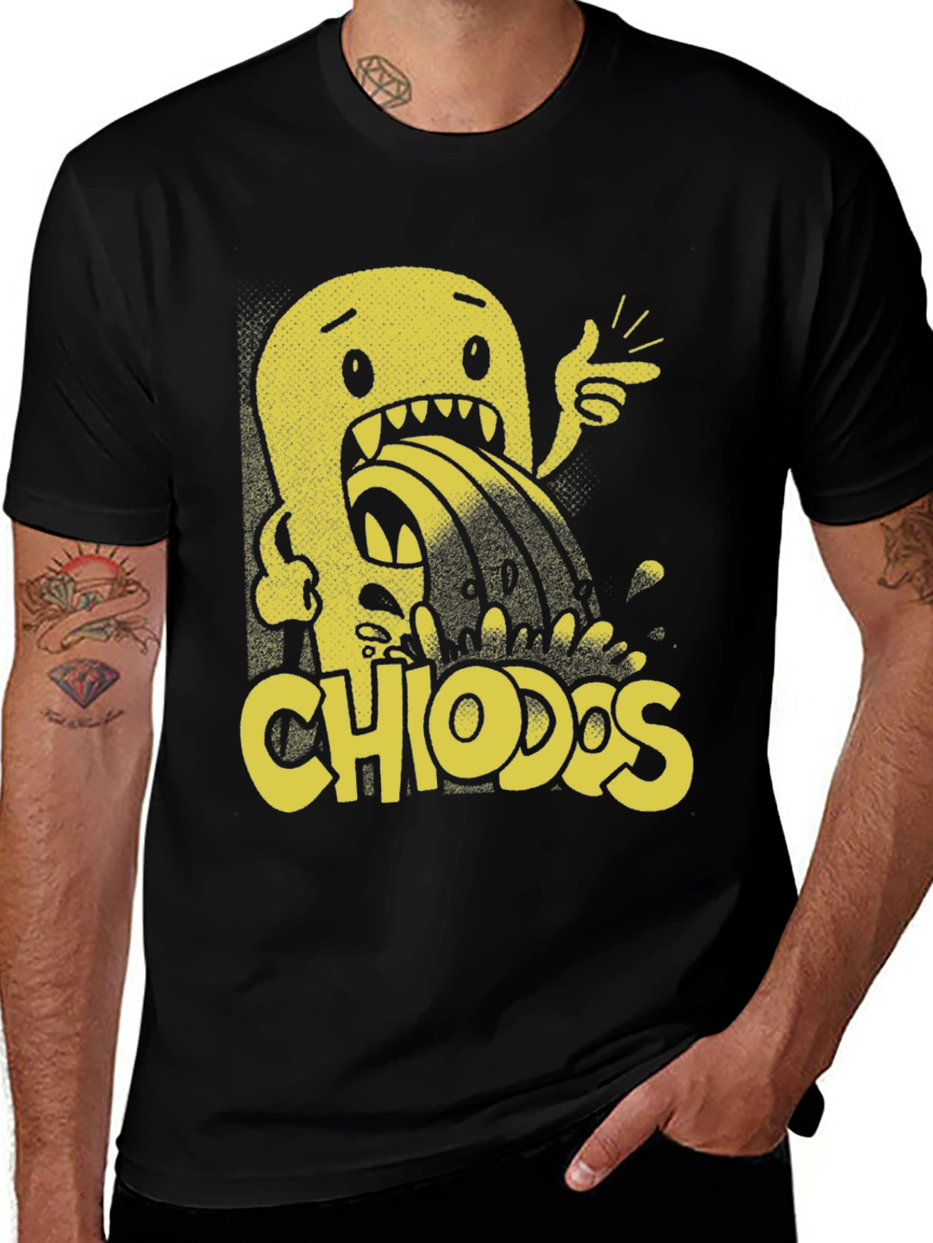 Variant 14 of Chiodos Graphic Print Black T-Shirt
