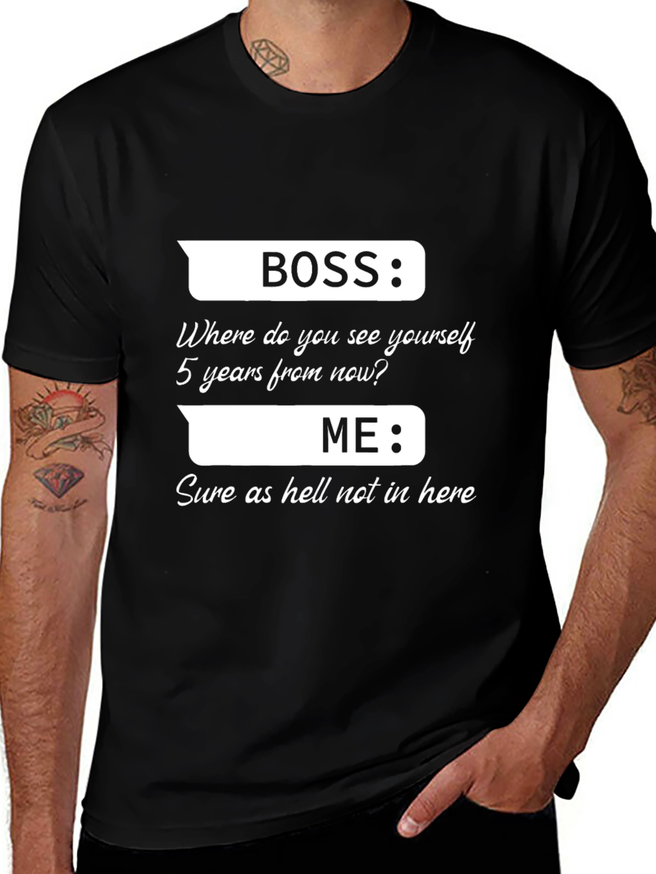 Variant 30 of Funny Boss vs. Me T-Shirt - Sarcastic Employee Gift