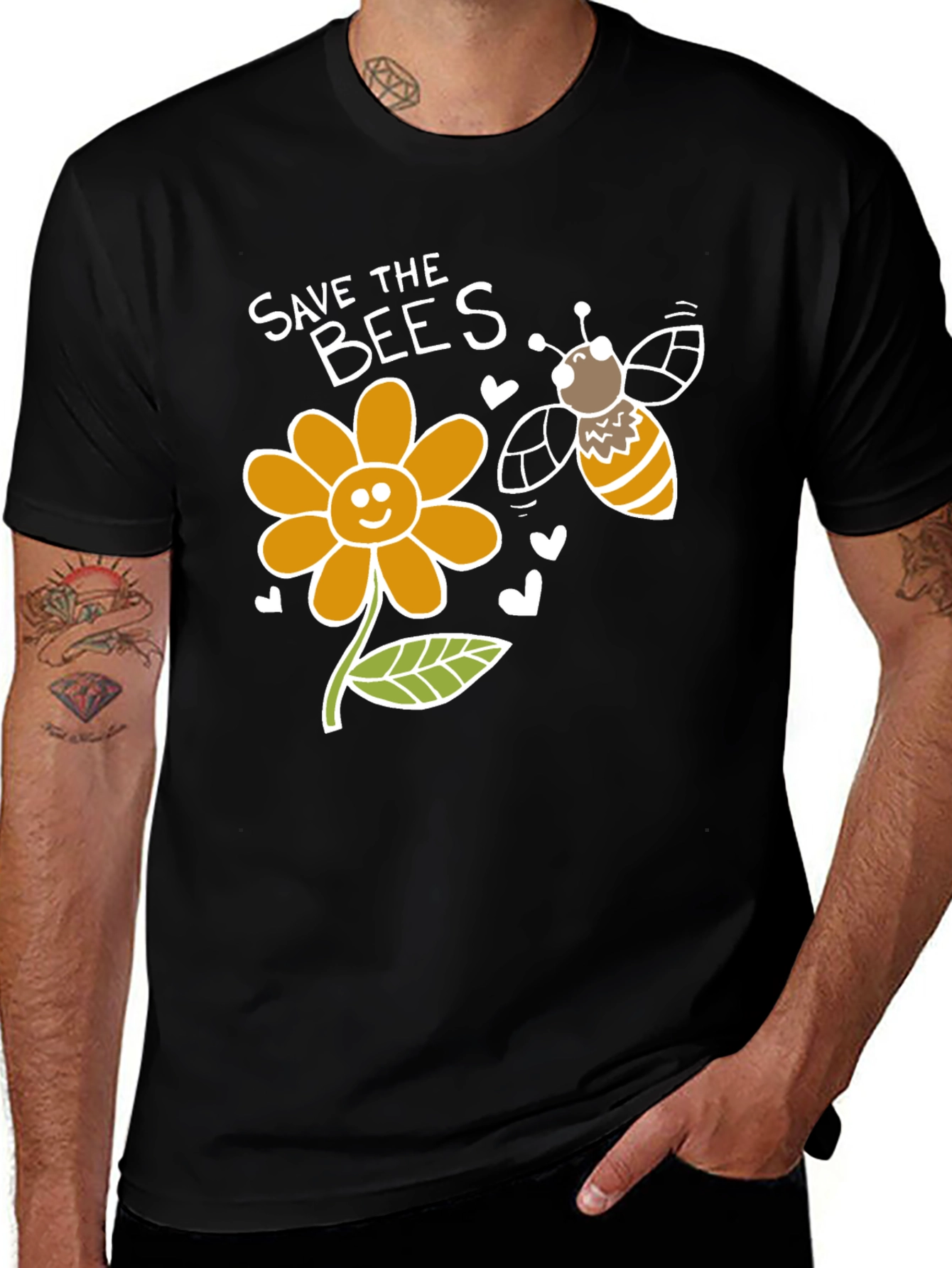 Variant 26 of Save the Bees Graphic Tee