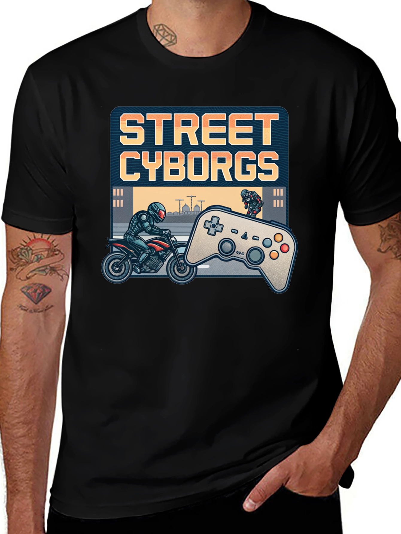 Variant 8 of Street Cyborgs T-Shirt