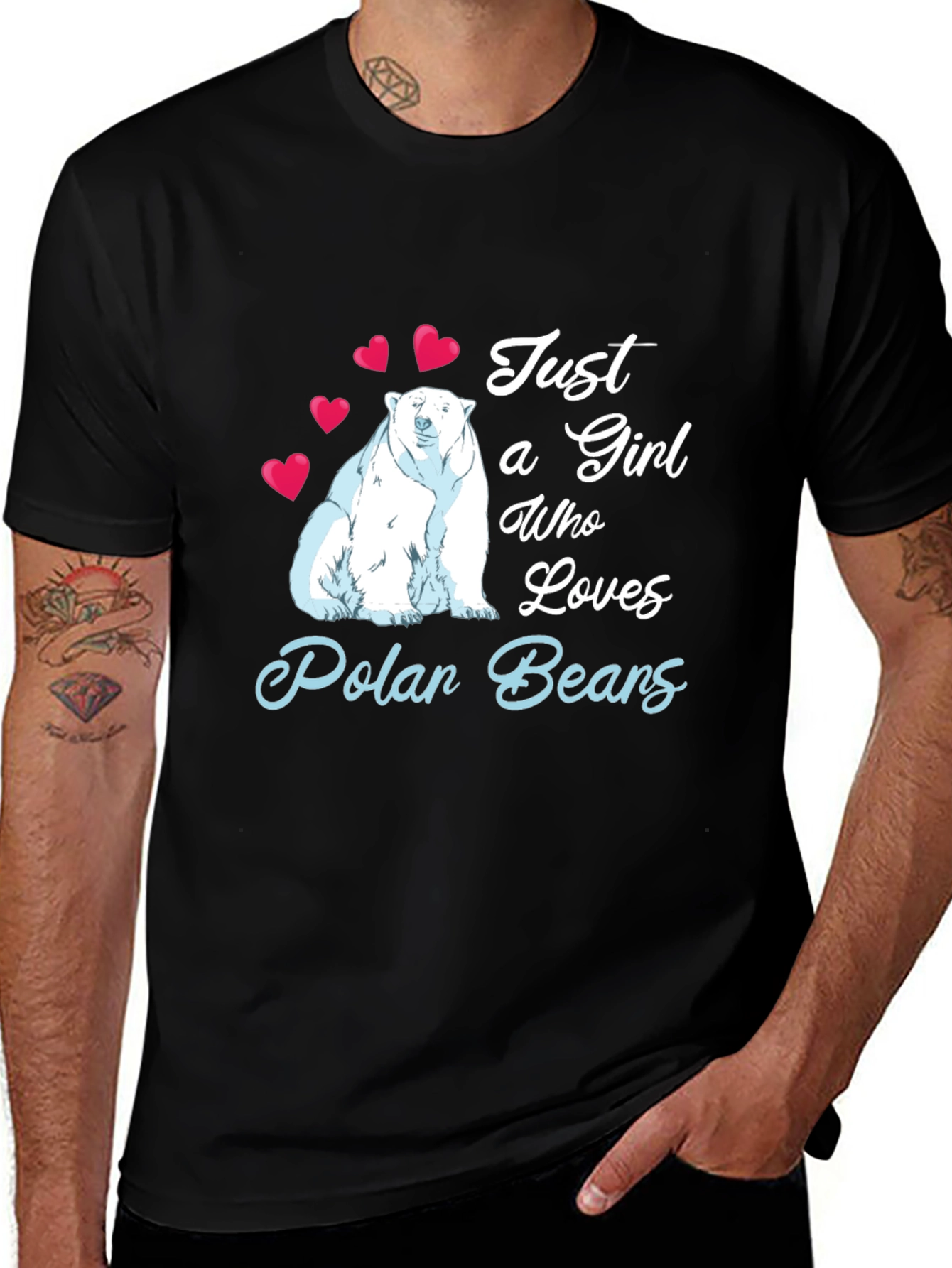 Variant 25 of Just a Girl Who Loves Polar Bears T-Shirt