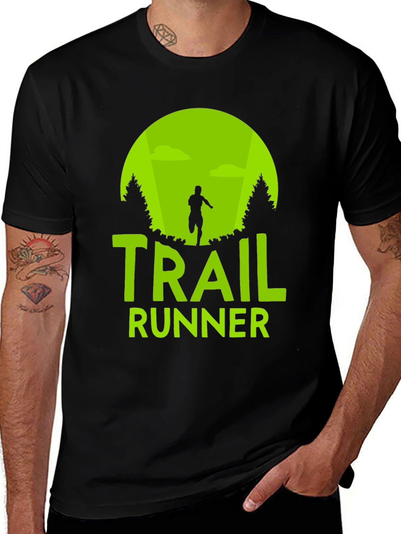 Variant 25 of Trail Runner Graphic T-Shirt - Outdoor Adventure Tee