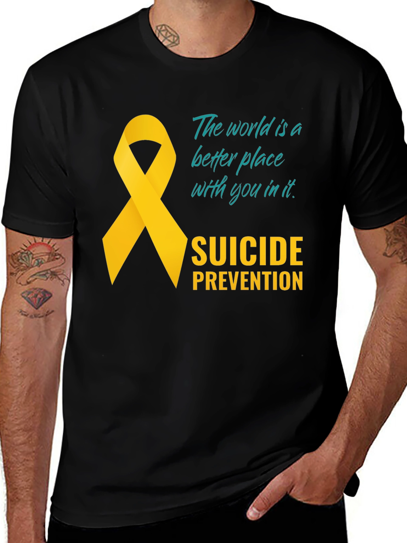 Variant 12 of Suicide Prevention Awareness T-Shirt