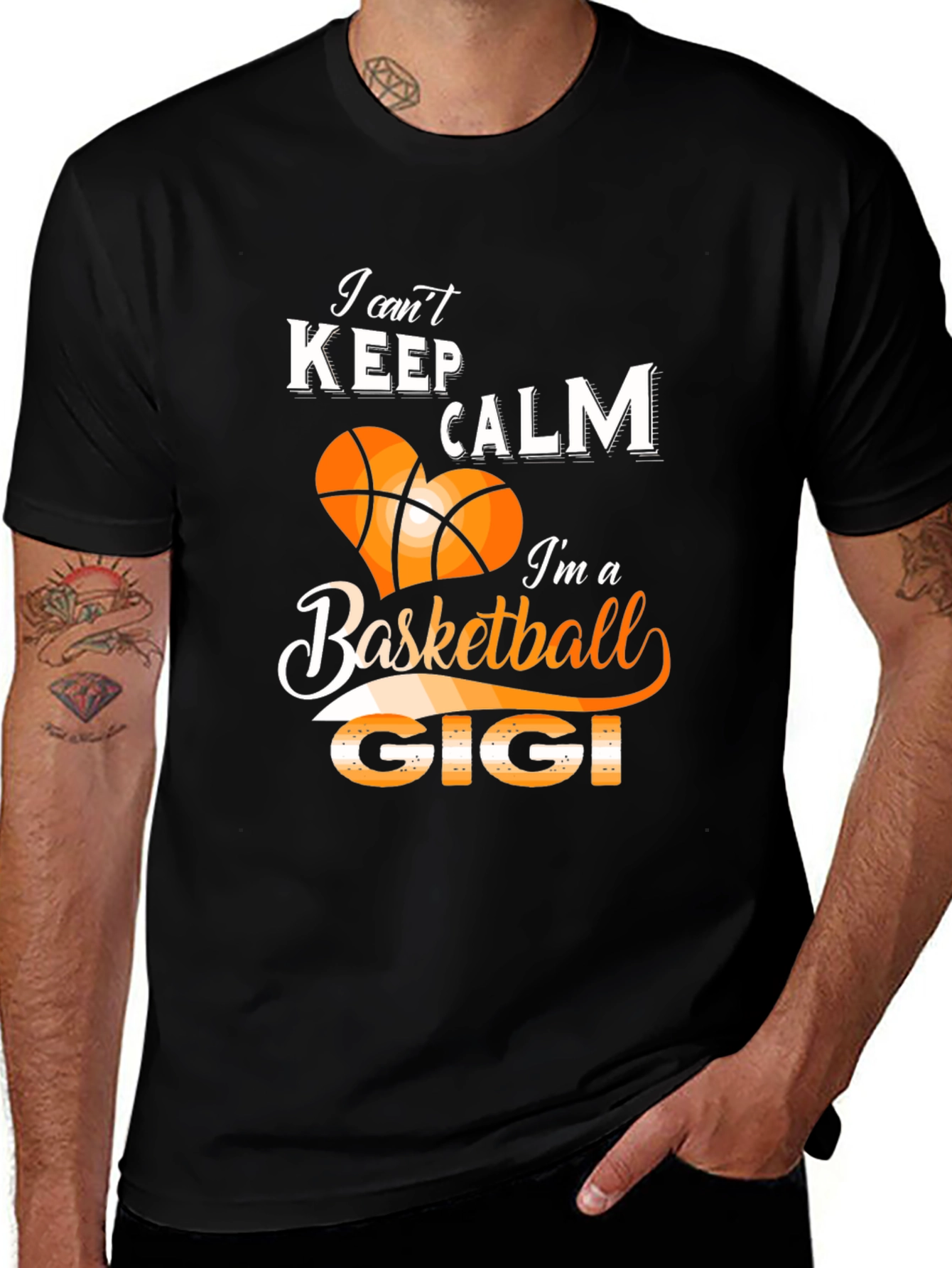 Variant 25 of Basketball Gigi T-Shirt - I Can't Keep Calm