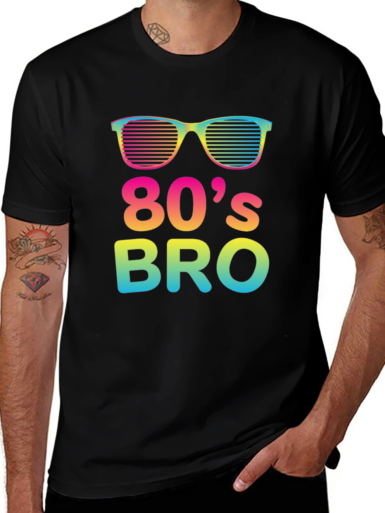 Variant 28 of 80's Bro Graphic T-Shirt