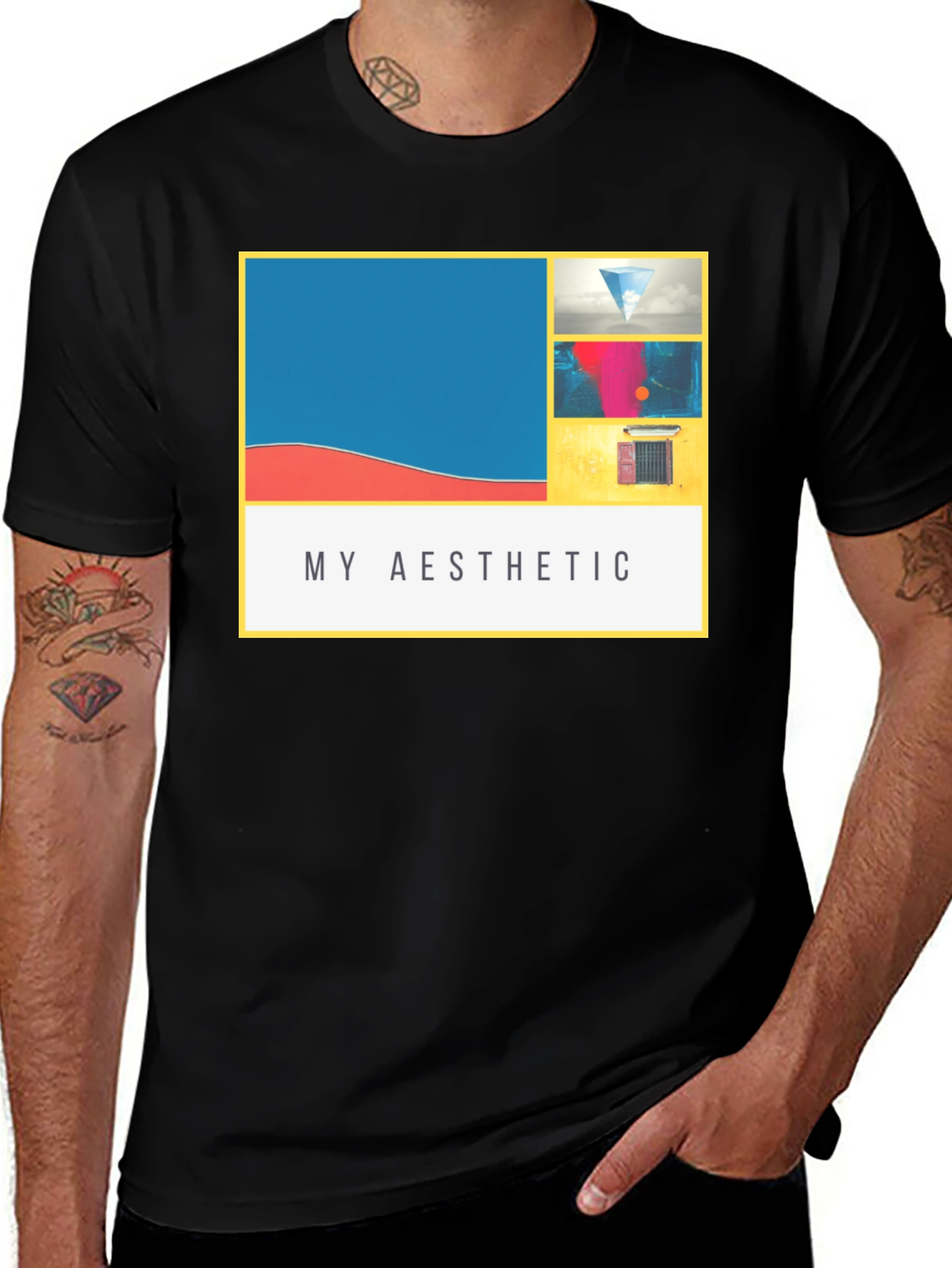 Variant 29 of Aesthetic Graphic Tee - Modern Art Design