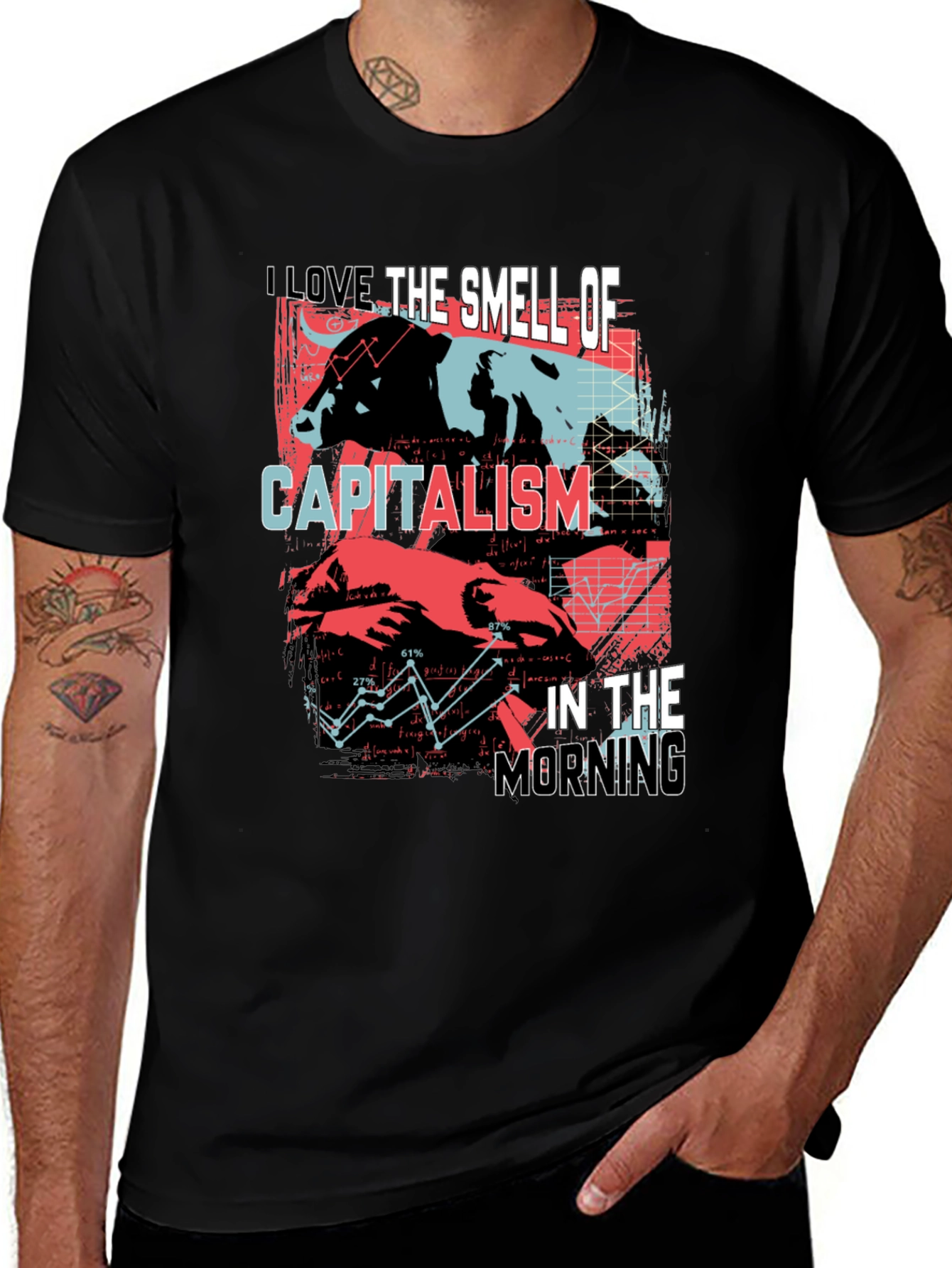Capitalism T-Shirt - Bull & Bear Market Tee