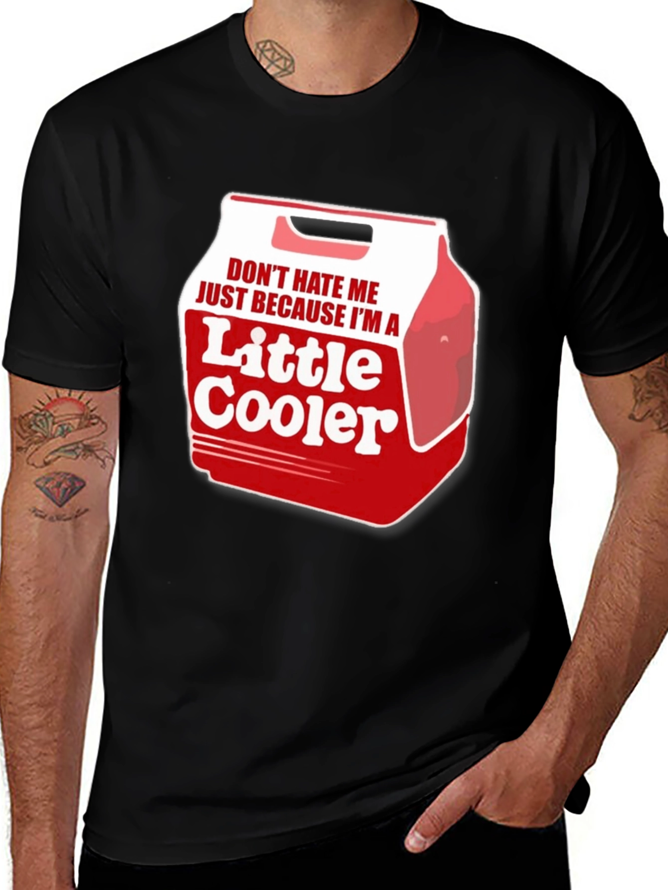 Variant 3 of Don't Hate Me I'm a Little Cooler T-Shirt
