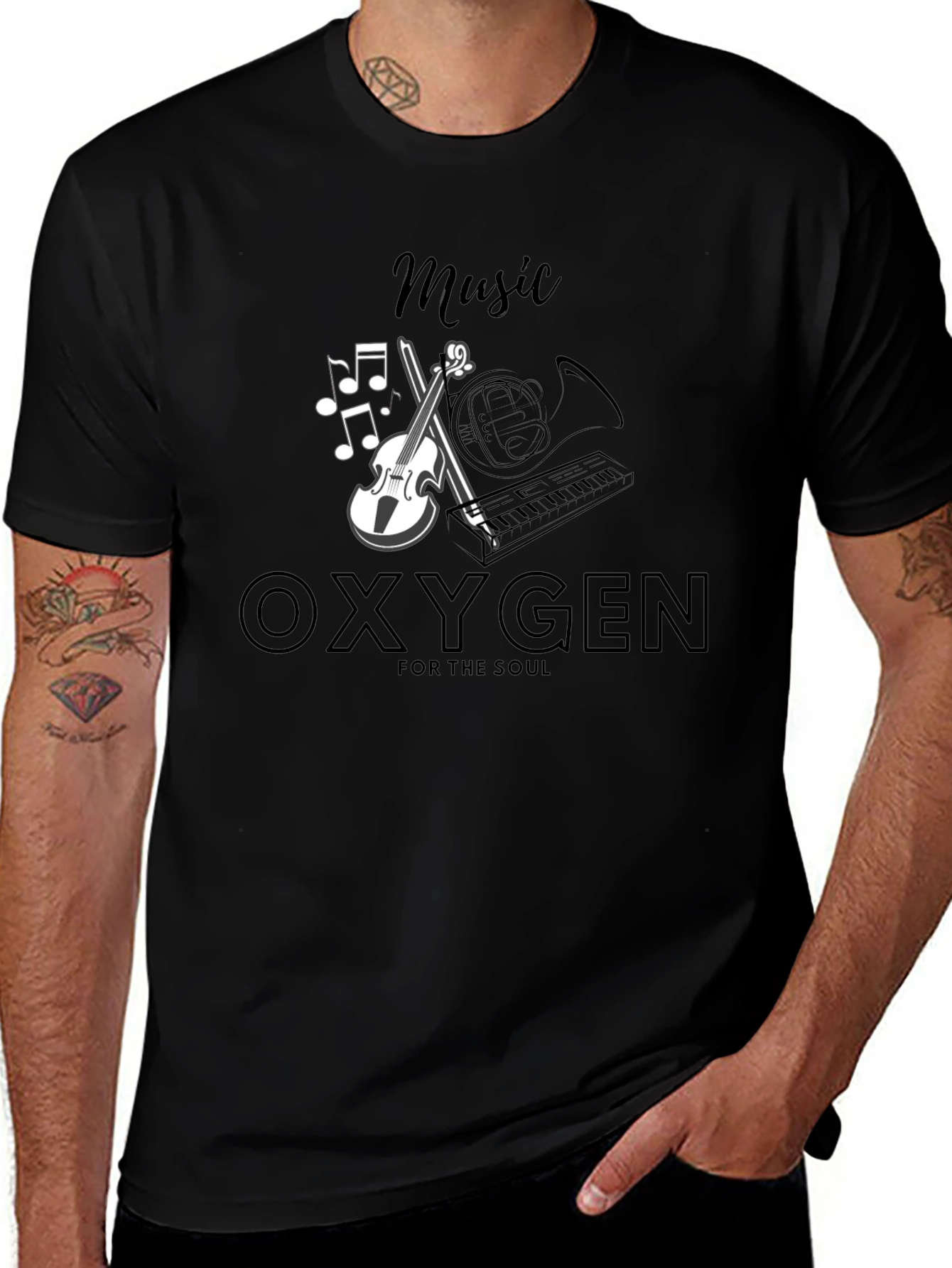 Variant 21 of Music is Oxygen T-Shirt