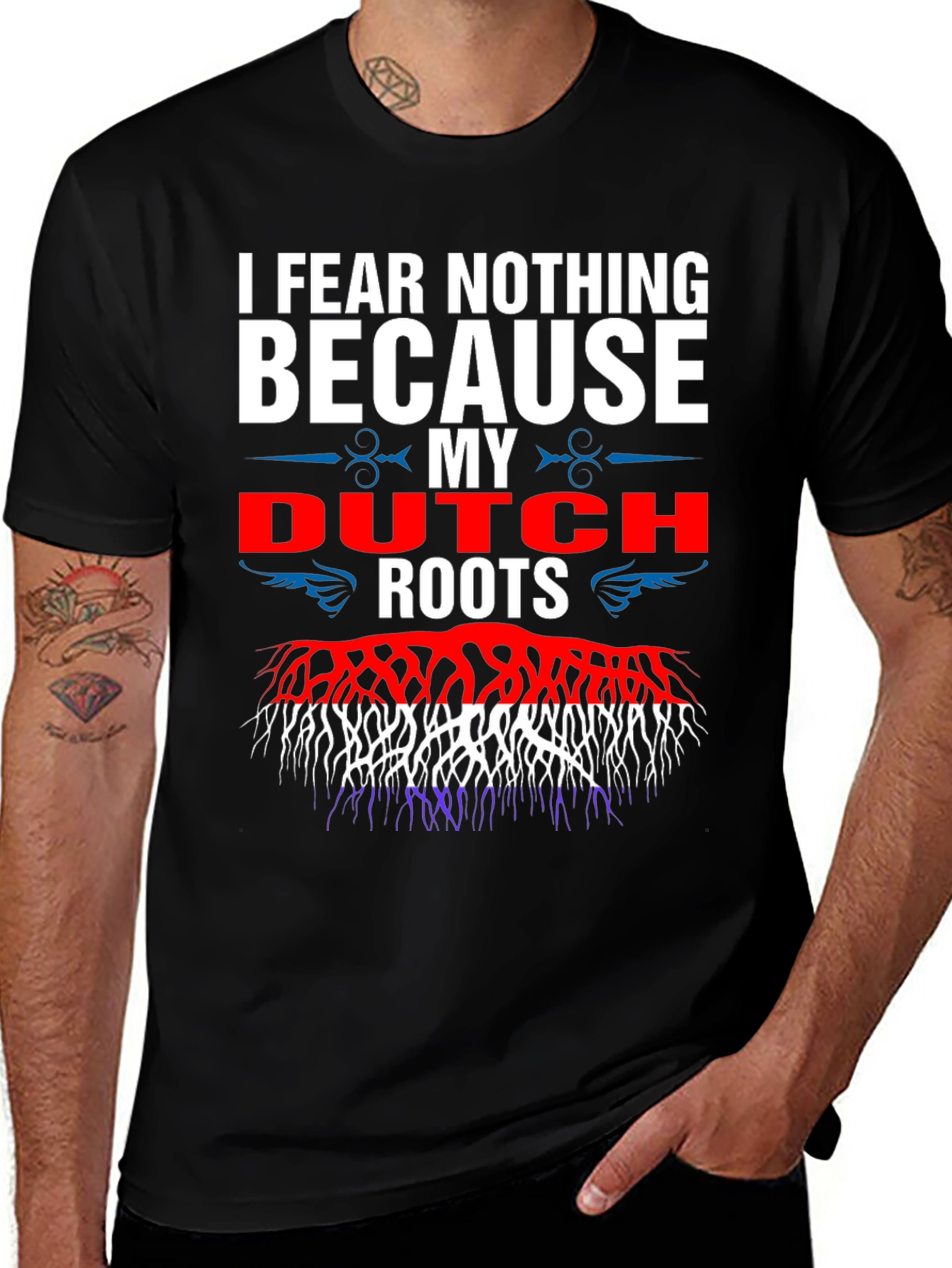 Dutch Roots T-Shirt - I Fear Nothing