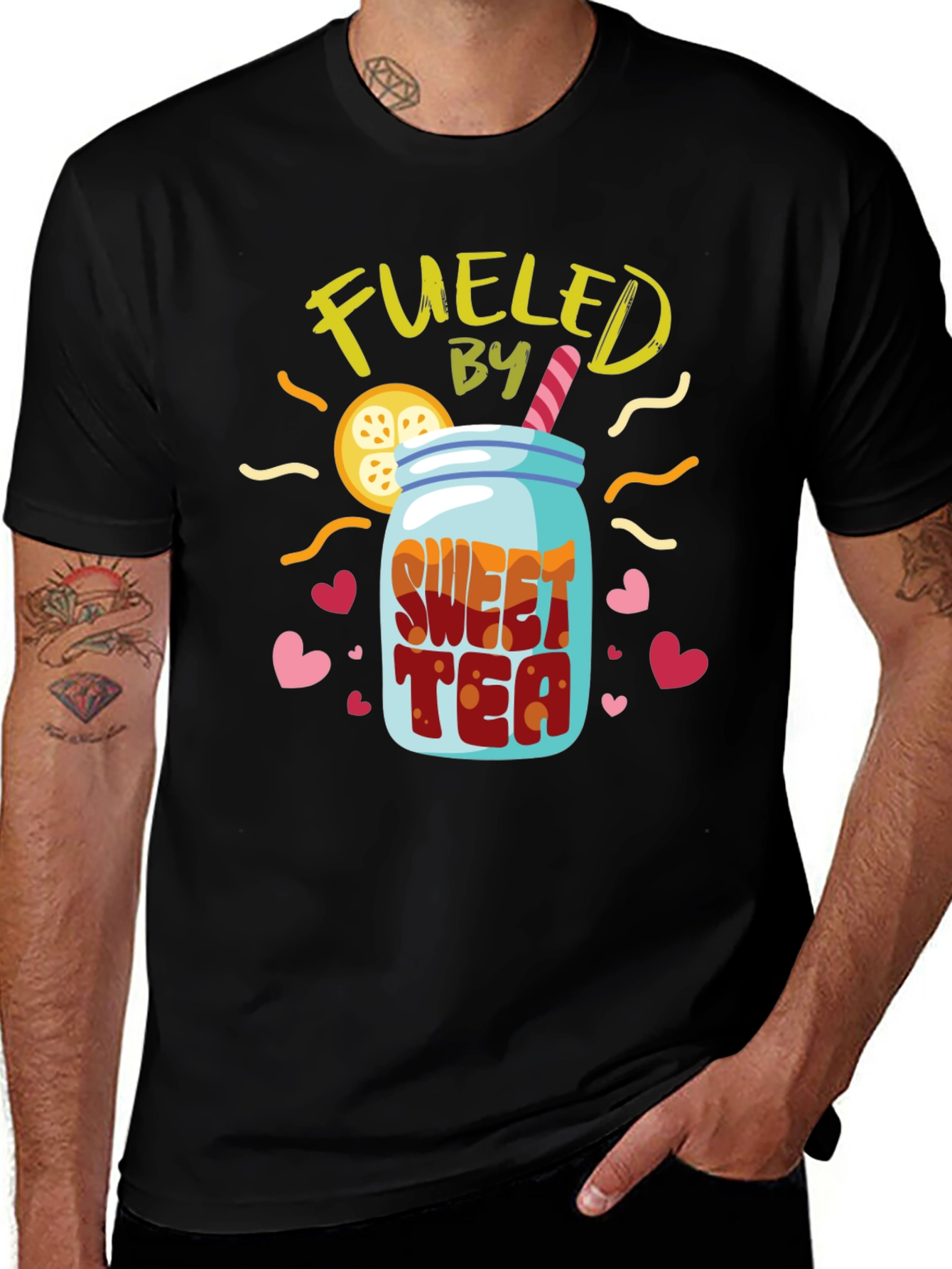 Variant 19 of Fueled By Sweet Tea Graphic T-Shirt