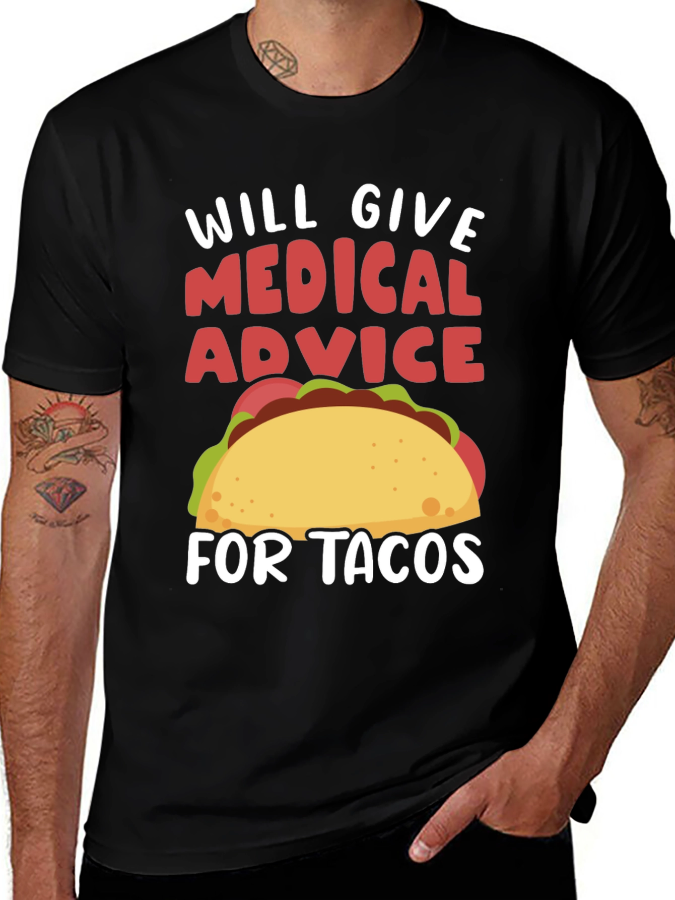 Variant 21 of Medical Advice for Tacos T-Shirt