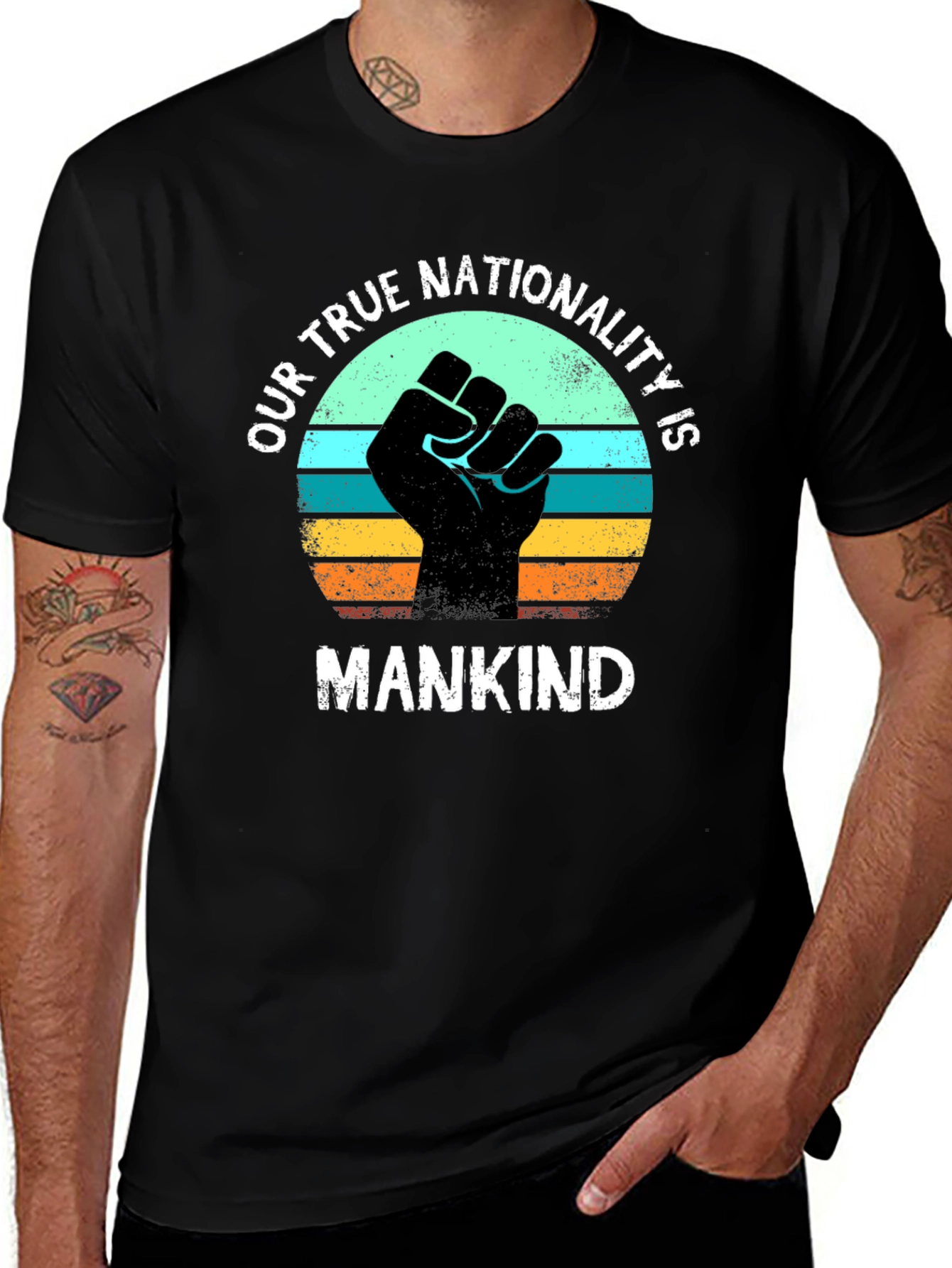Our True Nationality Is Mankind T-Shirt