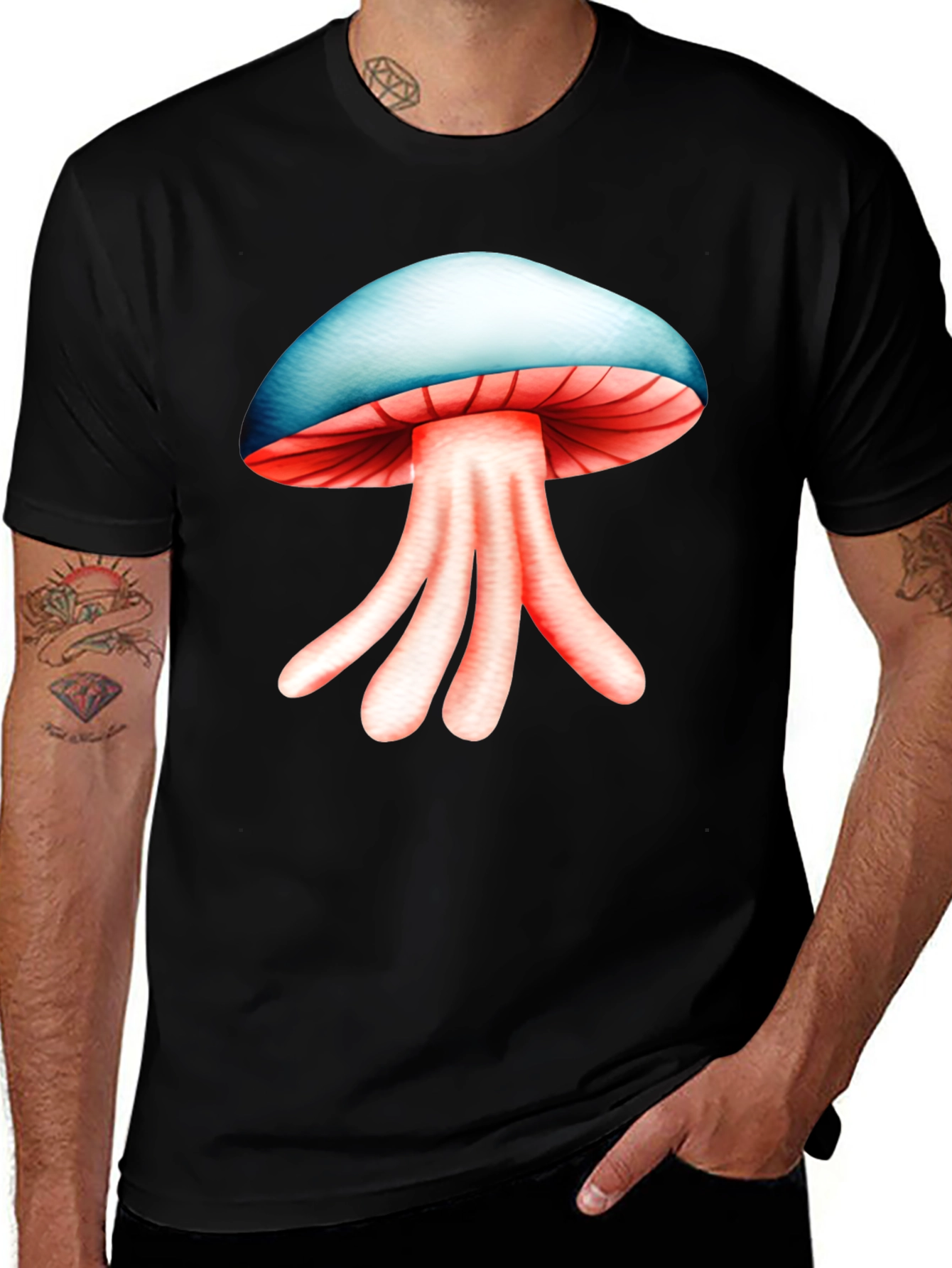 Variant 8 of Mushroom Graphic T-Shirt - Unique Design