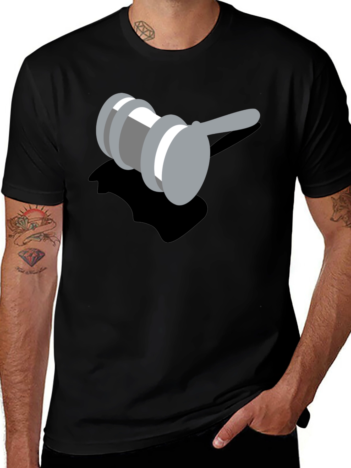 Variant 13 of Gavel Graphic Tee - Justice Is Served!