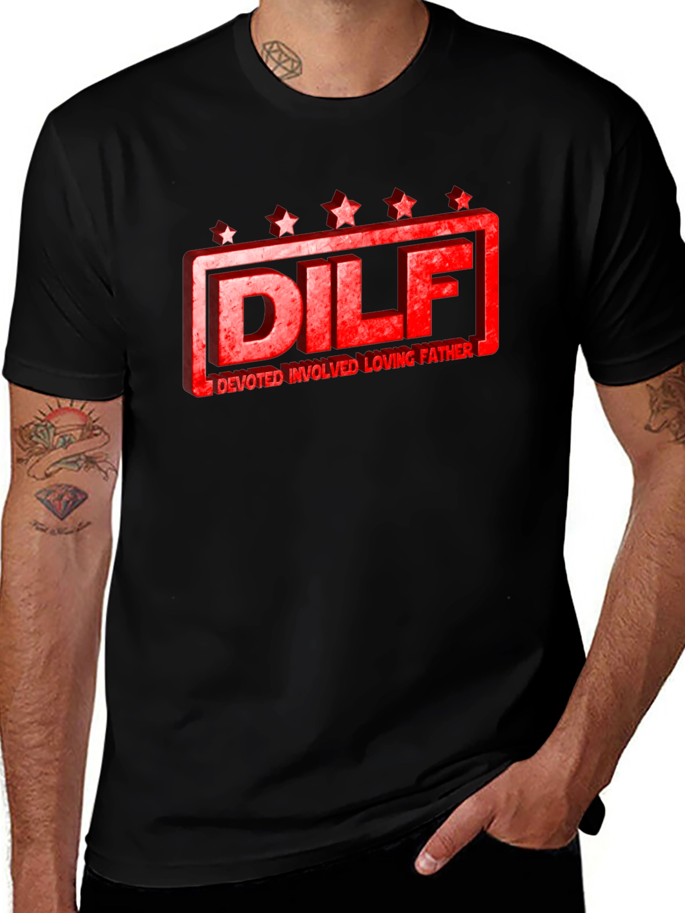 Variant 24 of DILF Devoted Loving Father Graphic Tee