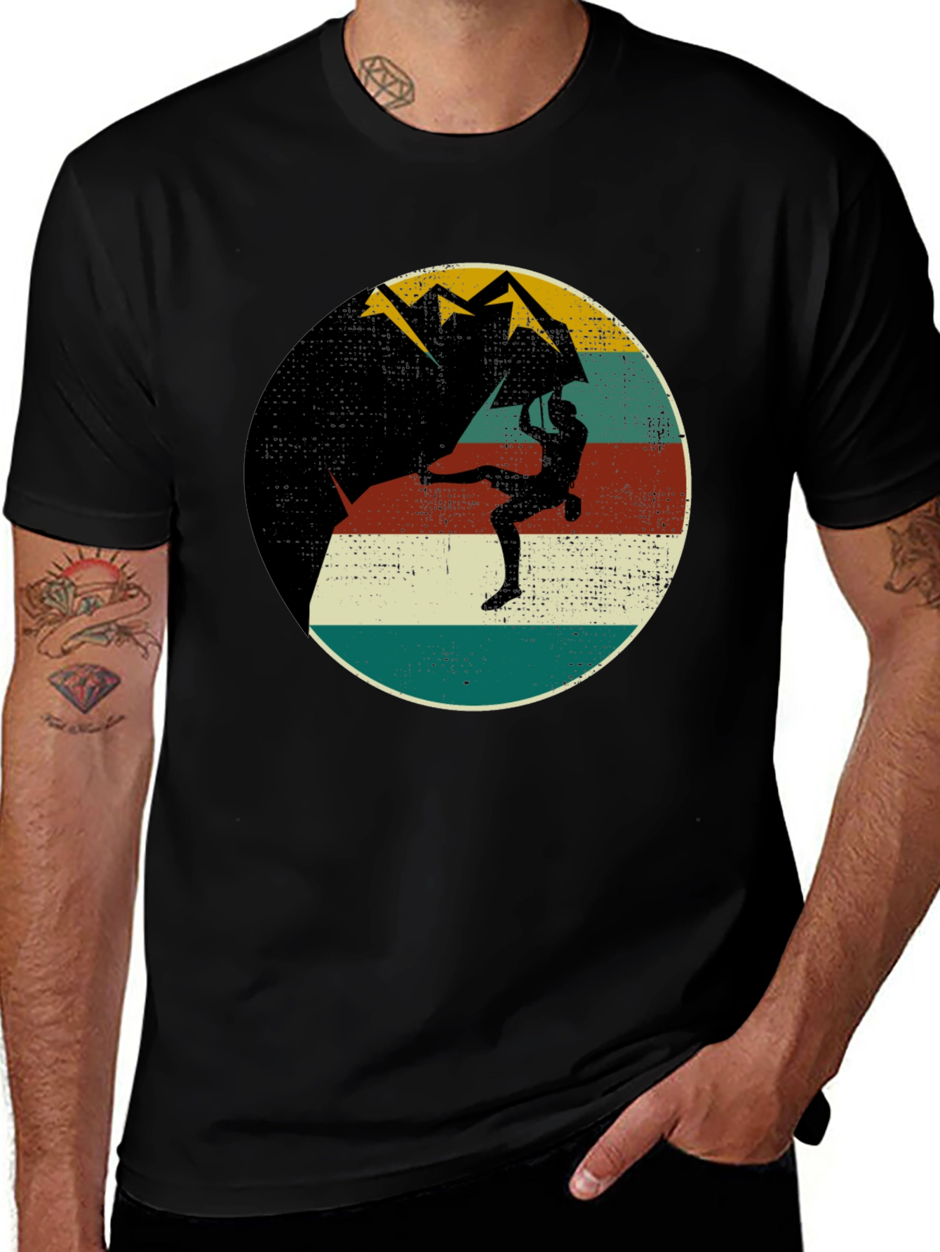 Vintage Climber T-Shirt - Adventure Tee