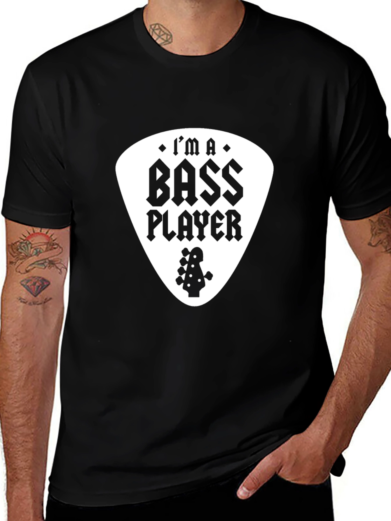 Variant 25 of Bass Player Graphic Tee - Musician T-Shirt
