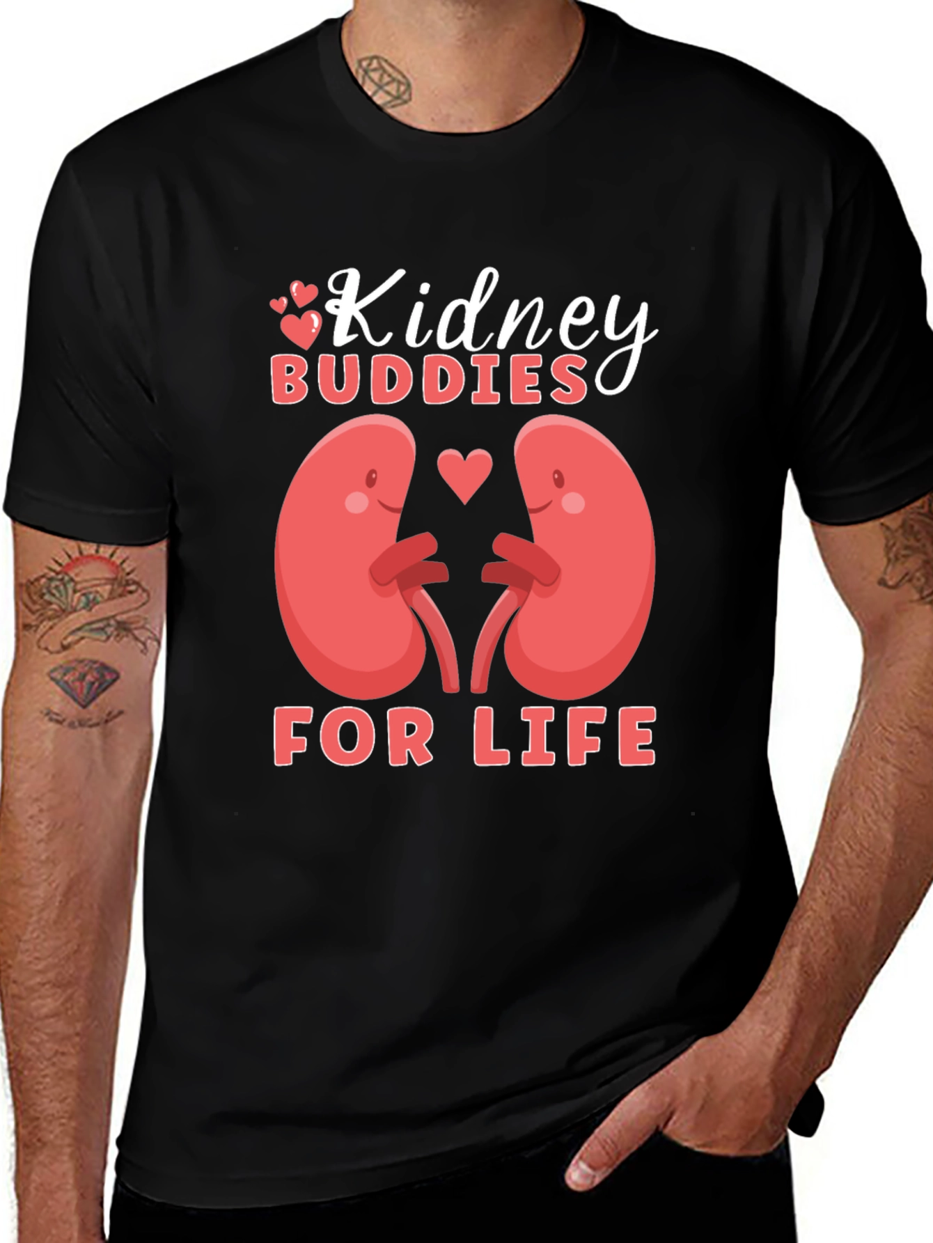 Variant 11 of Kidney Buddies T-Shirt: For Life